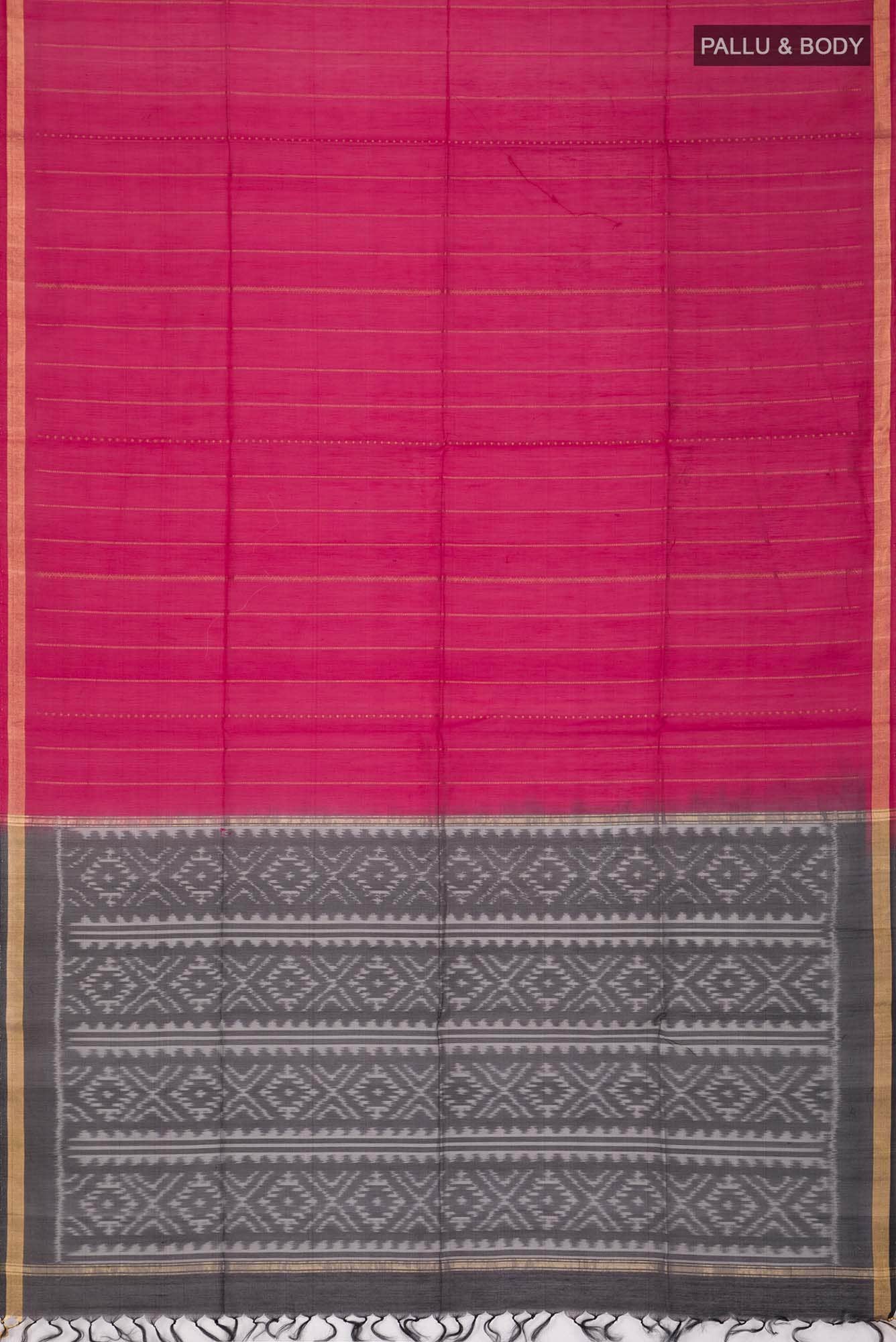 Pink Silk Cotton Saree