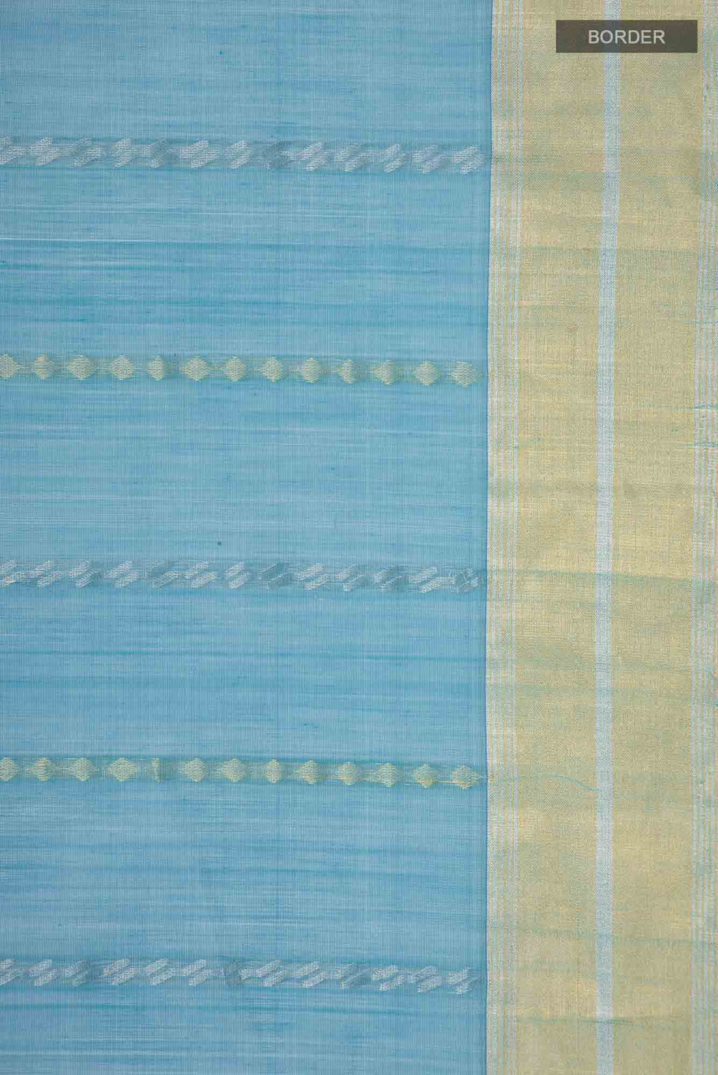 Blue Silk Cotton Saree