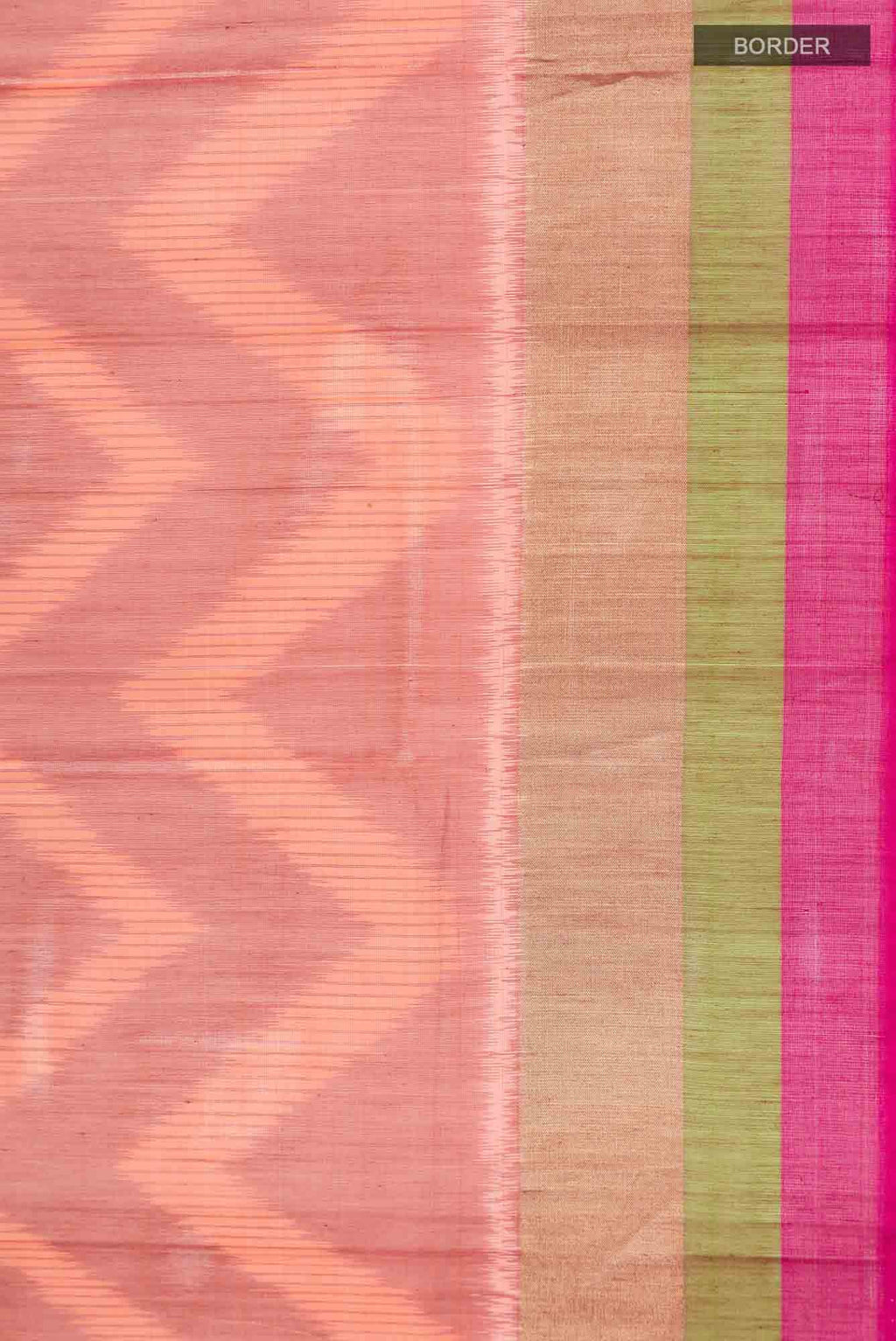Orange Silk Cotton Saree