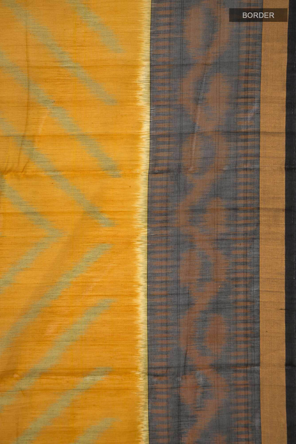 Yellow Silk Cotton Saree