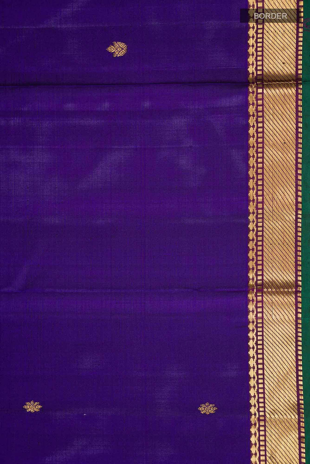Blue Kanchipuram Silk Saree