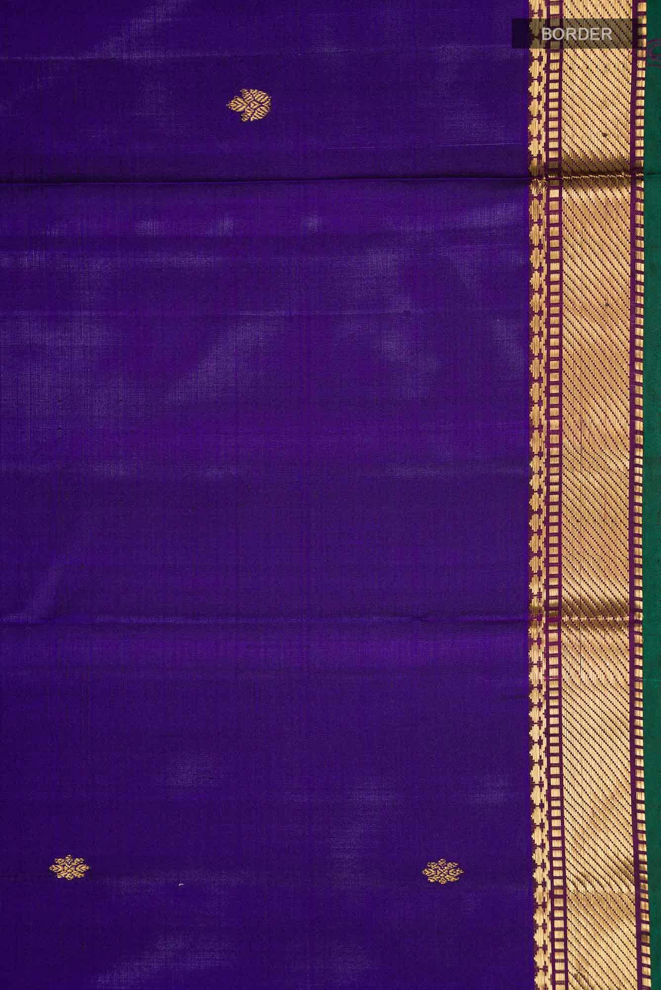 Blue Kanchipuram Silk Saree