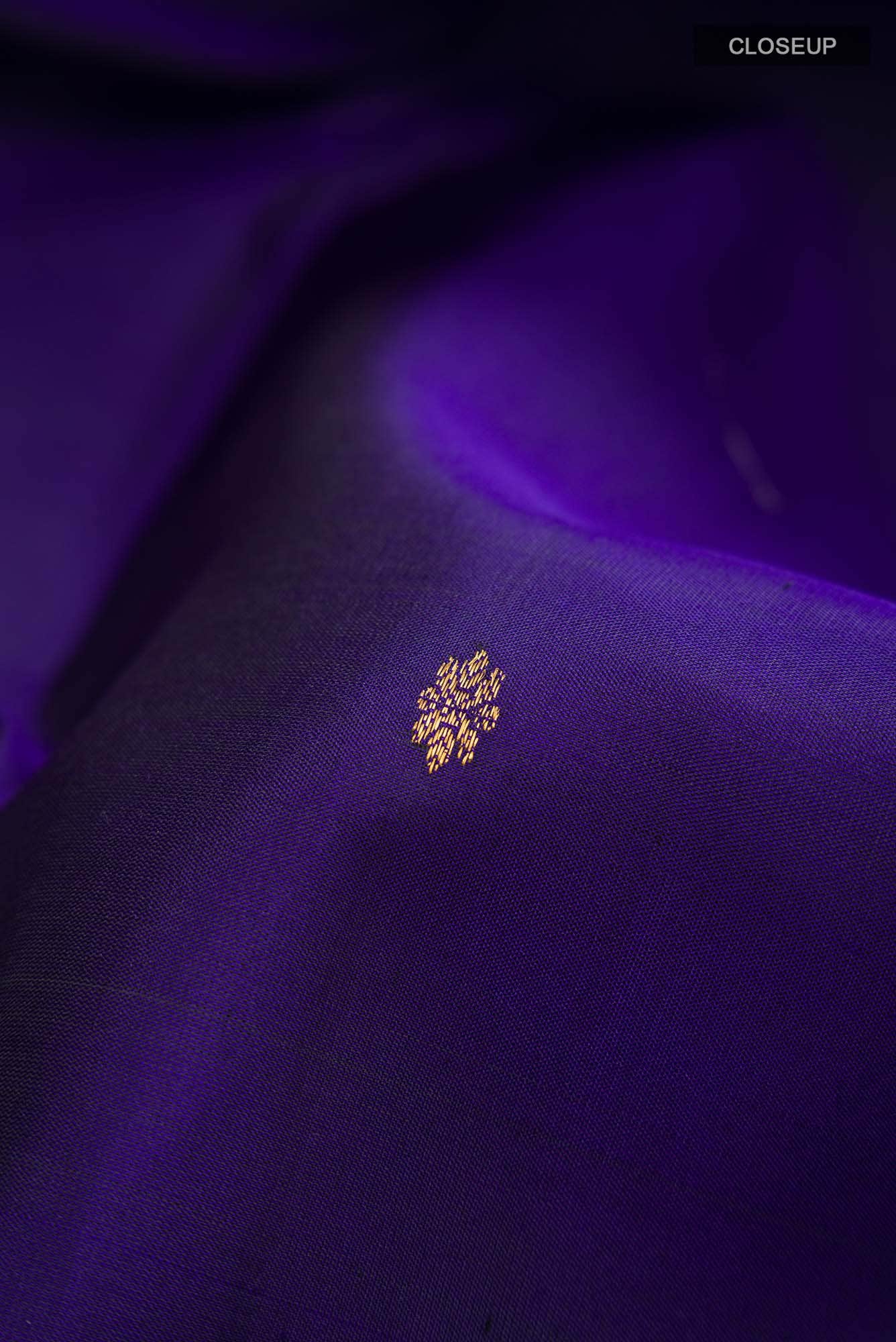 Blue Kanchipuram Silk Saree