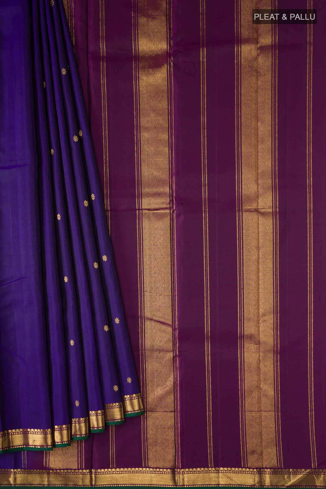 Blue Kanchipuram Silk Saree