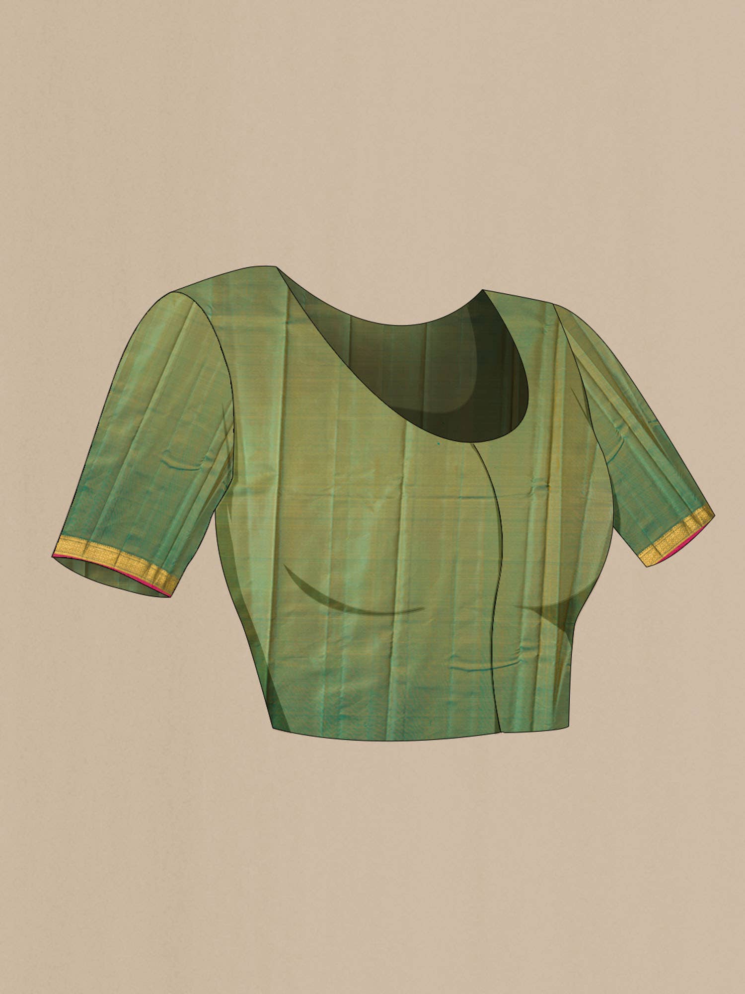 Yellow Kanchipuram Silk Saree