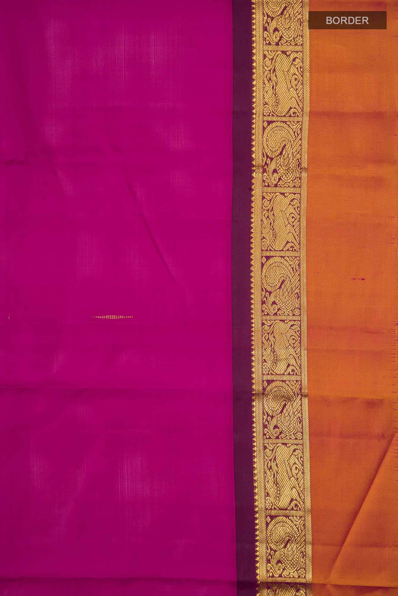 Pink Kanchipuram Silk Saree