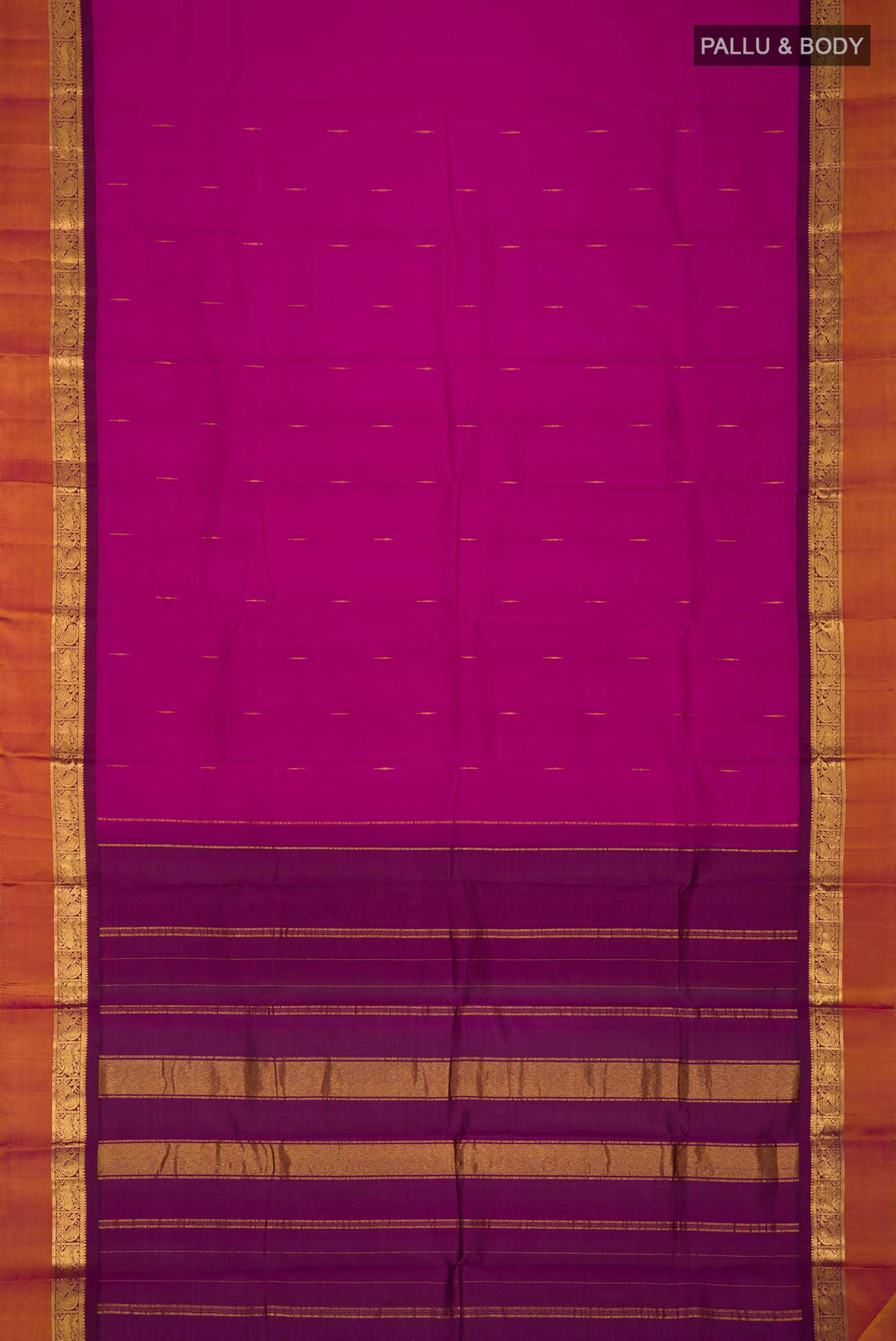 Pink Kanchipuram Silk Saree
