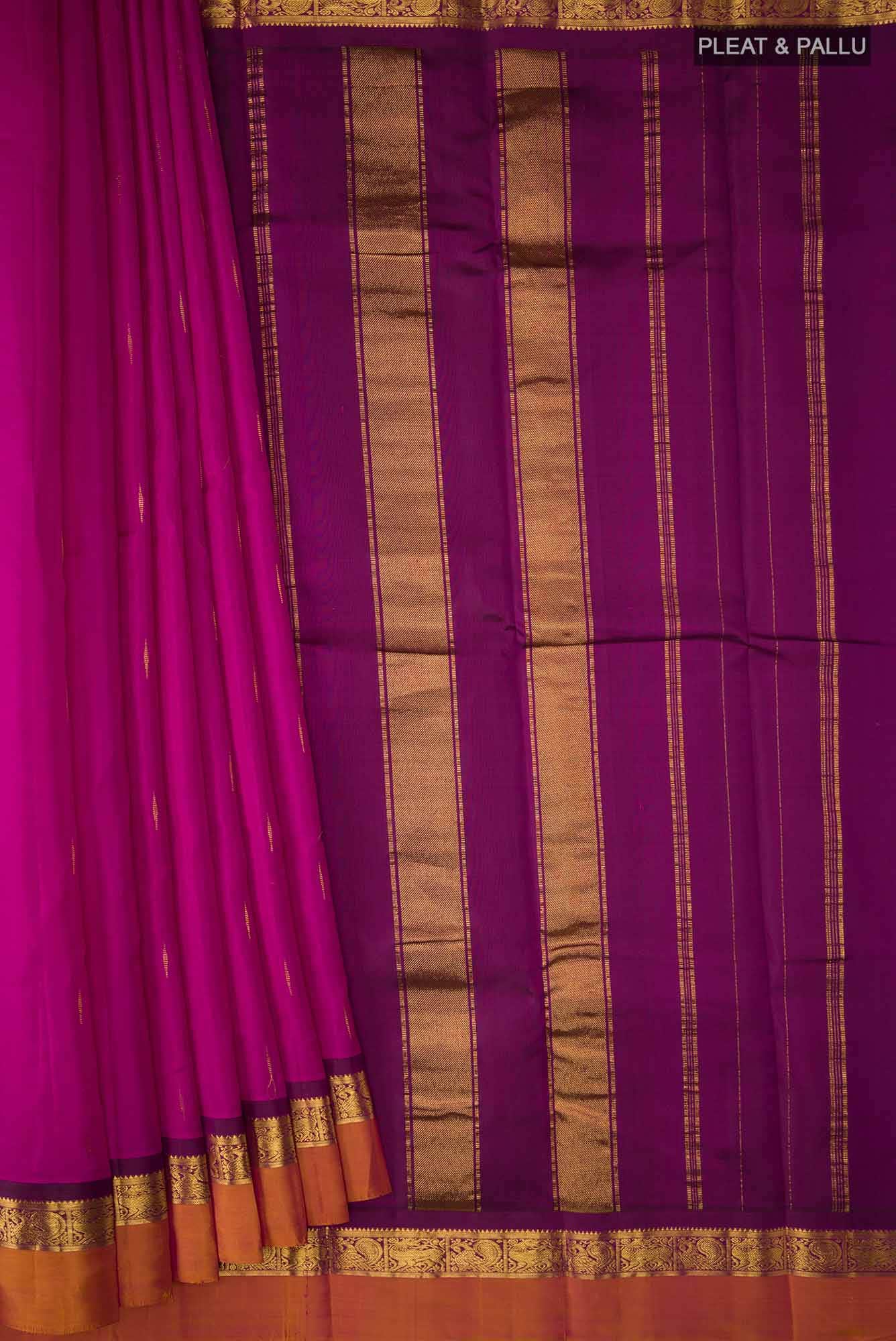 Pink Kanchipuram Silk Saree