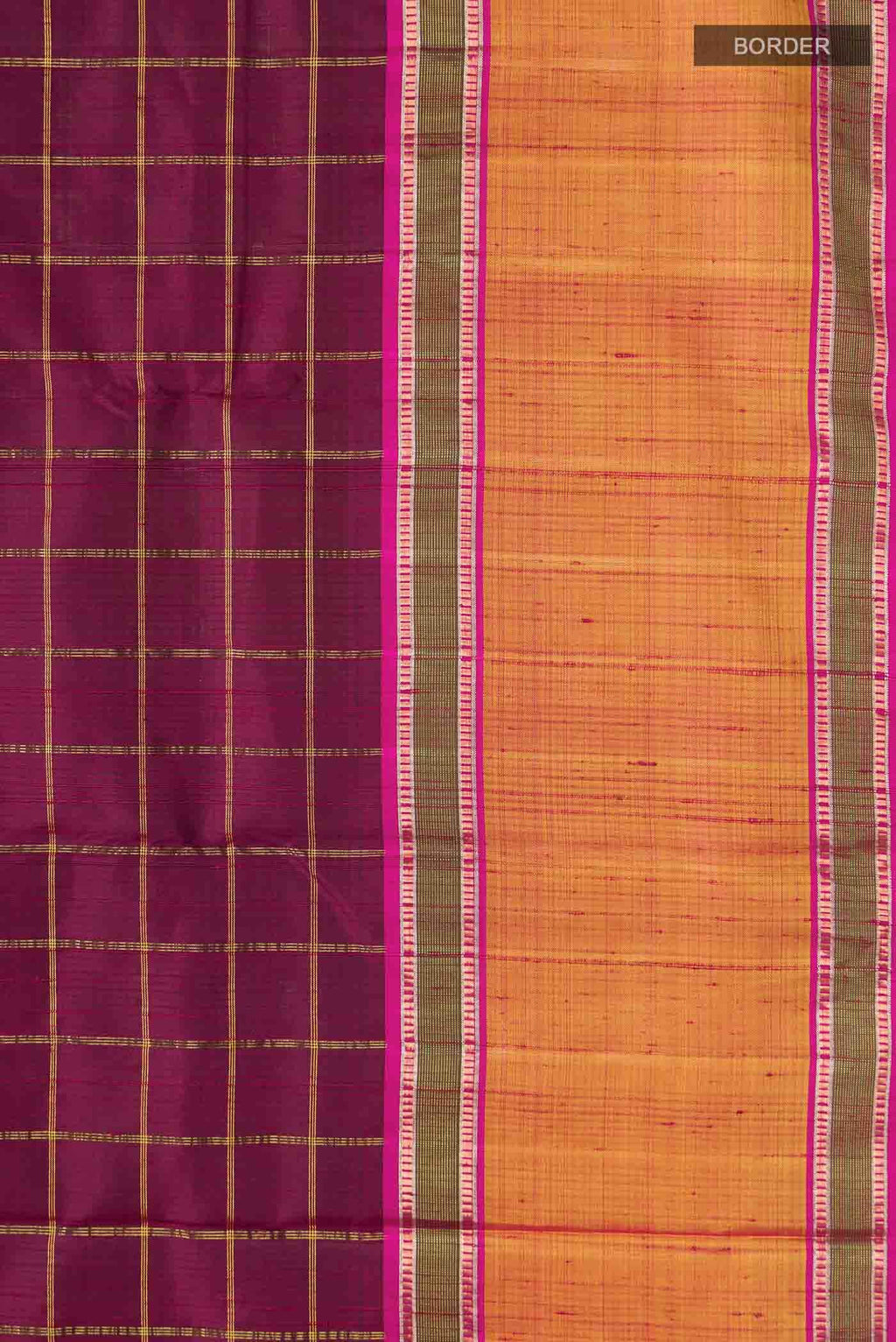 Purple Kanchipuram Silk Saree