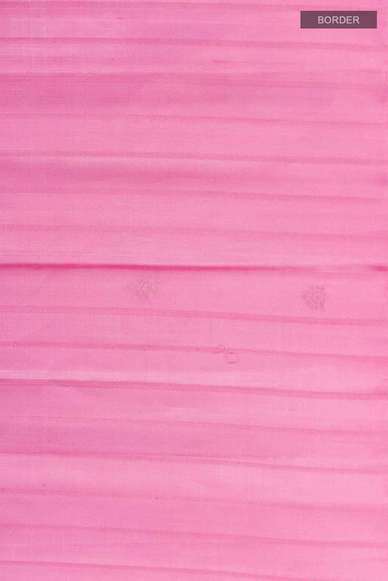 Rose pink Soft Silk Saree