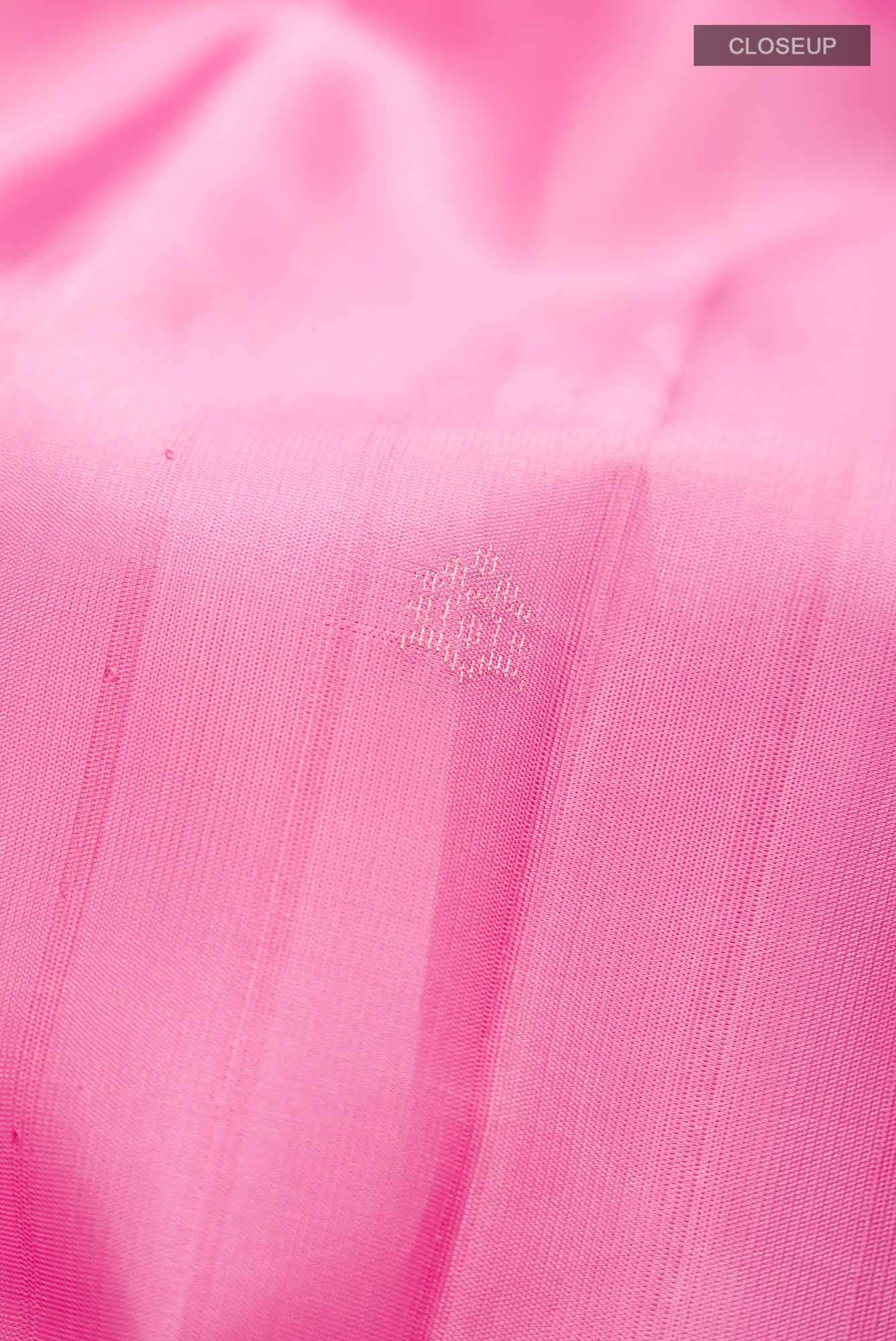Rose pink Soft Silk Saree