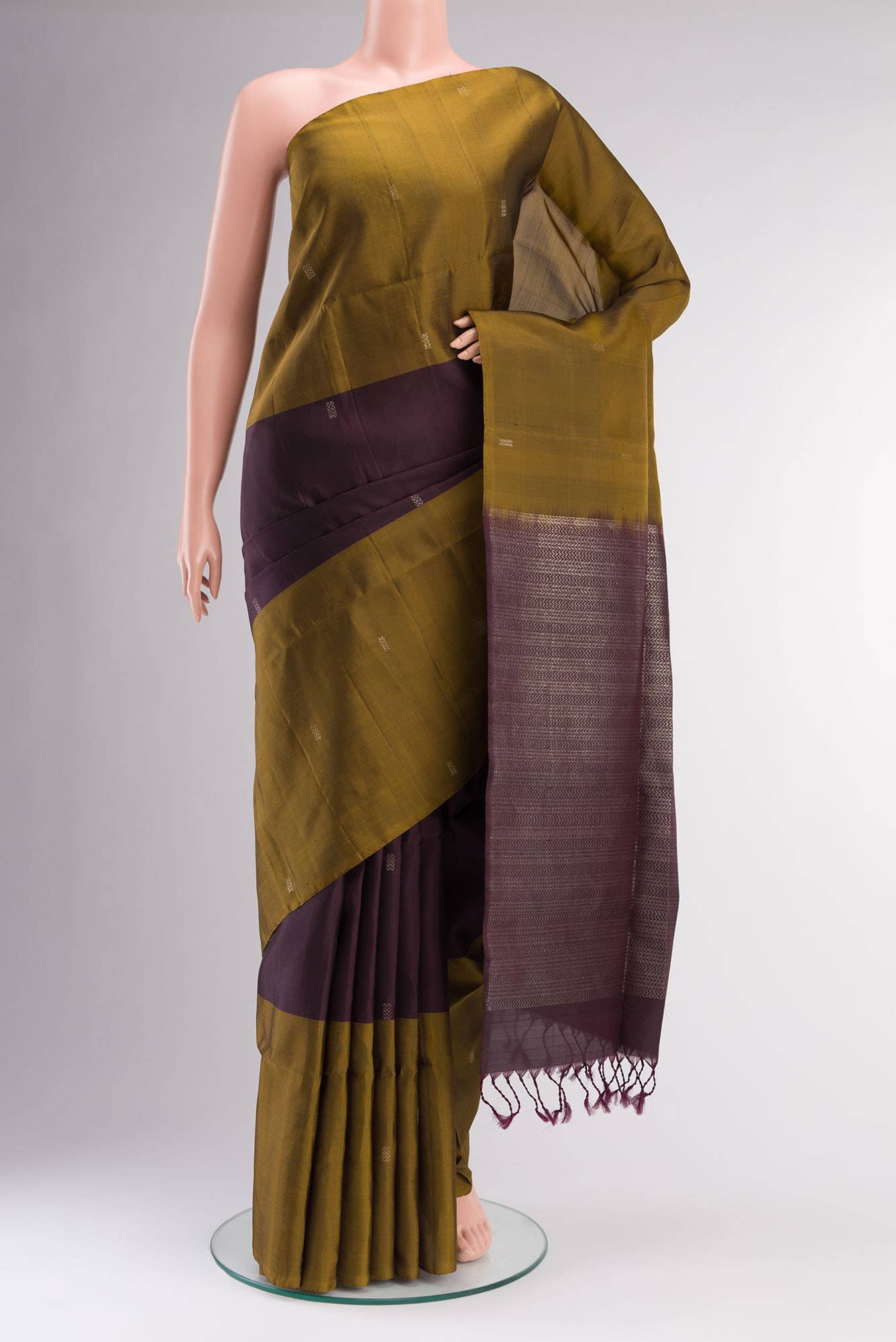 Mehandi Green Soft Silk Saree