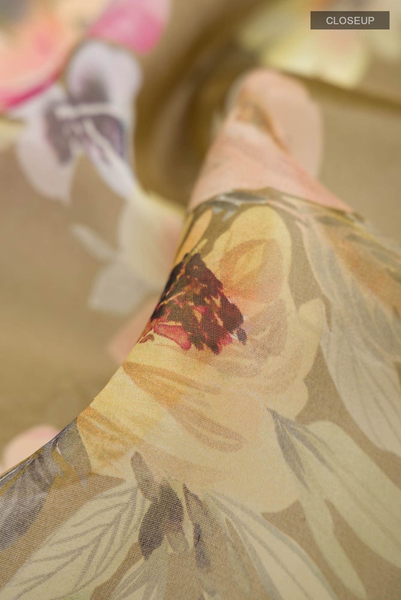 Brown Organza Silk Saree