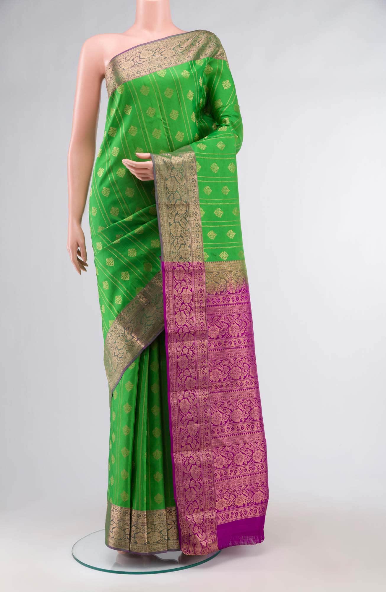 Green Kanchipuram Silk Saree
