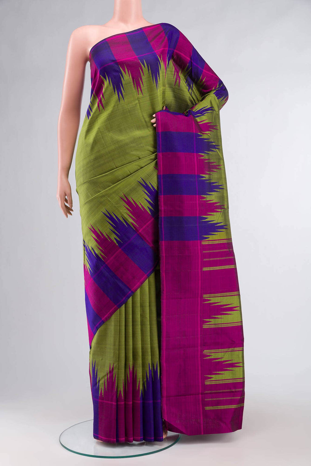 Green Kanchipuram Silk Saree