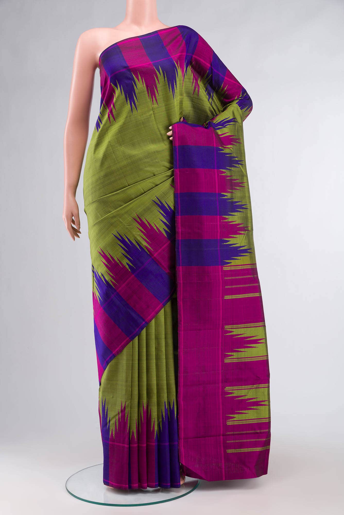 Green Kanchipuram Silk Saree