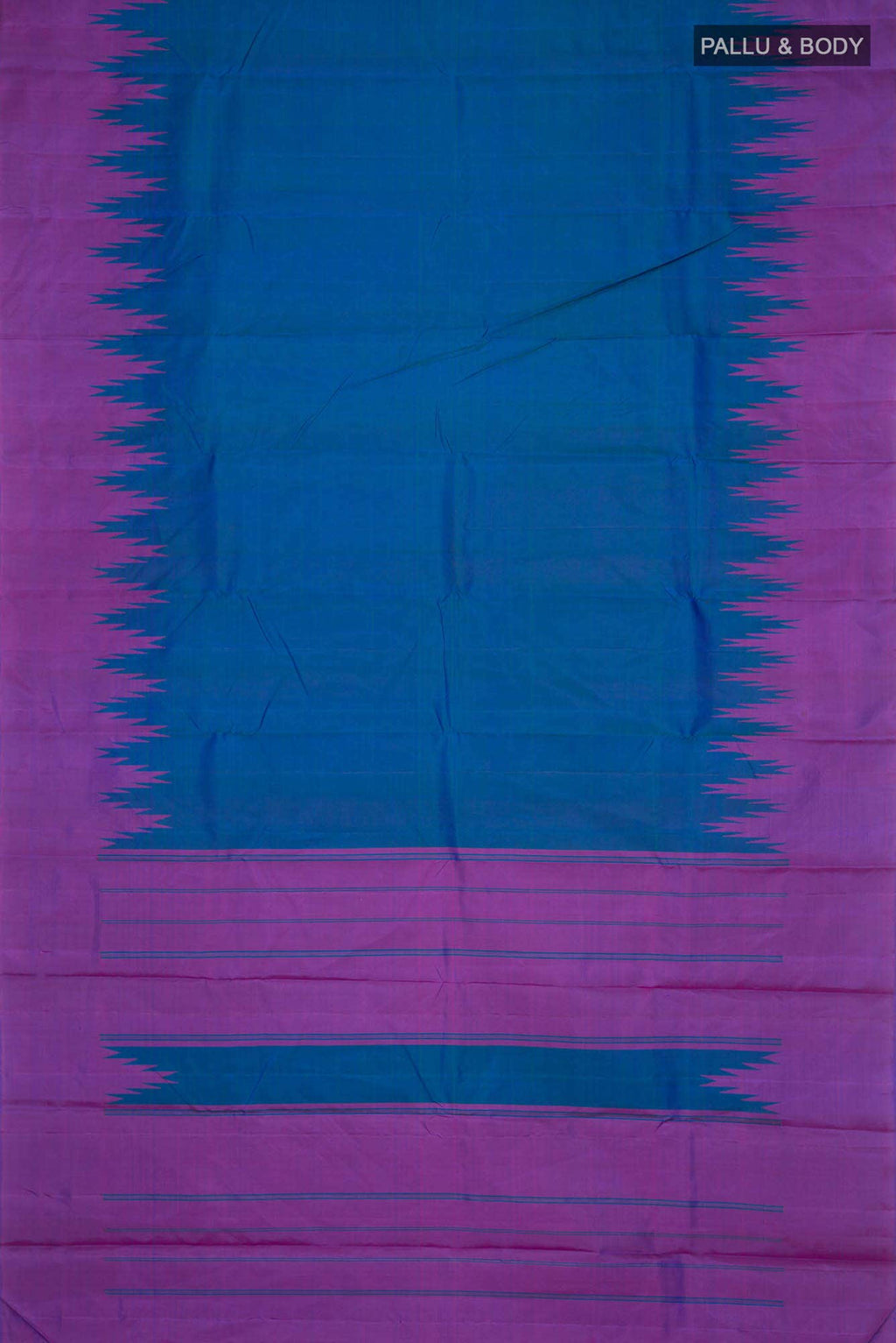 Blue Kanchipuram Silk Saree