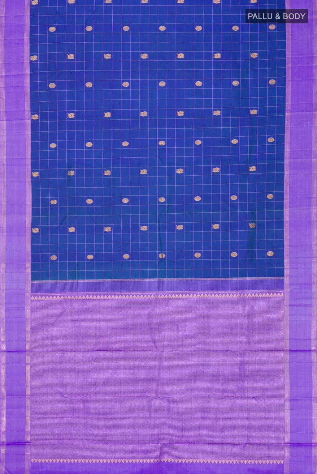 Blue Kanchipuram Silk Saree