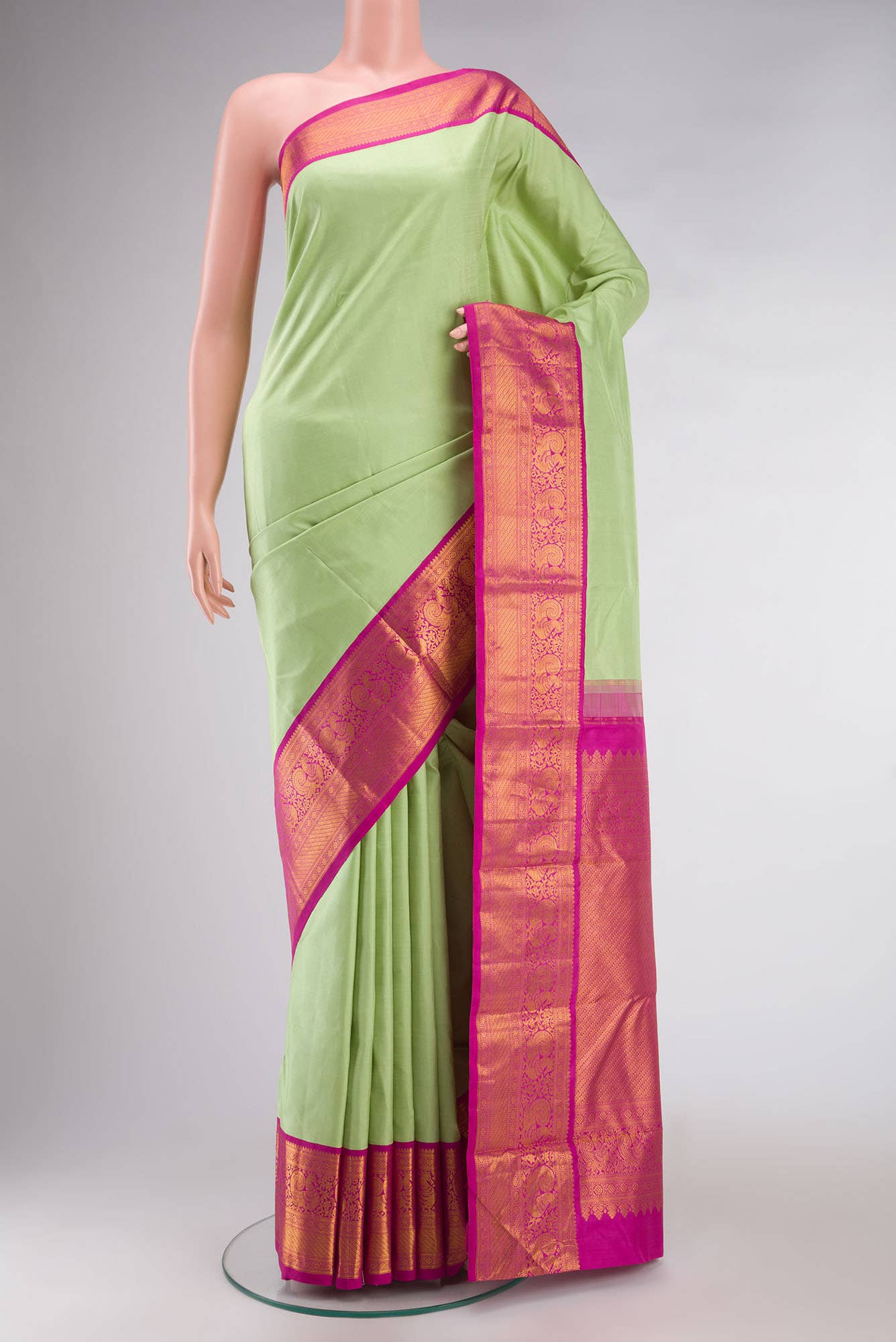 Green Kanchipuram Silk Saree