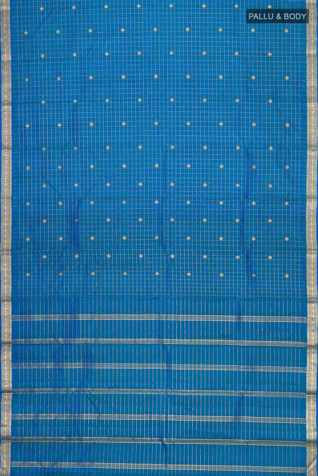 Blue Kanchipuram Silk Saree