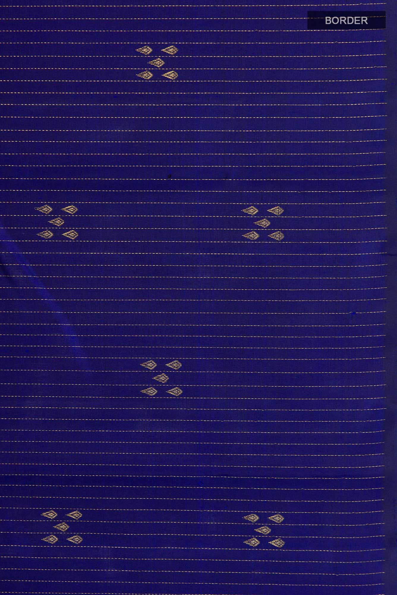 Blue Kanchipuram Silk Saree