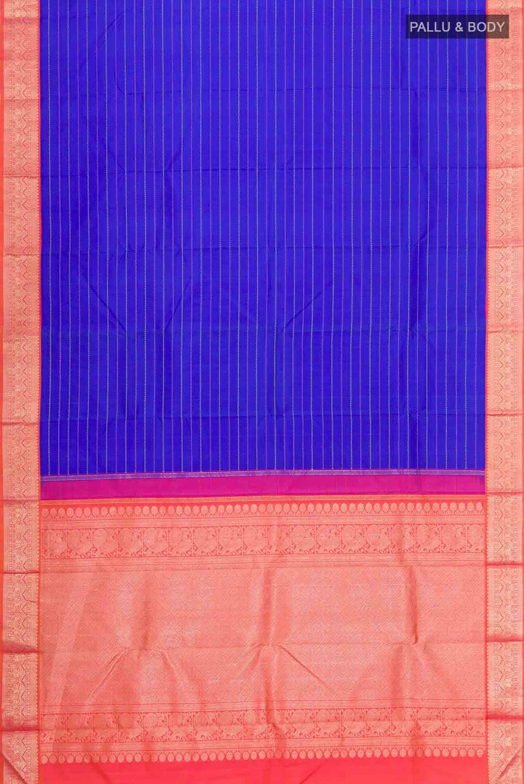 Blue Kanchipuram Silk Saree