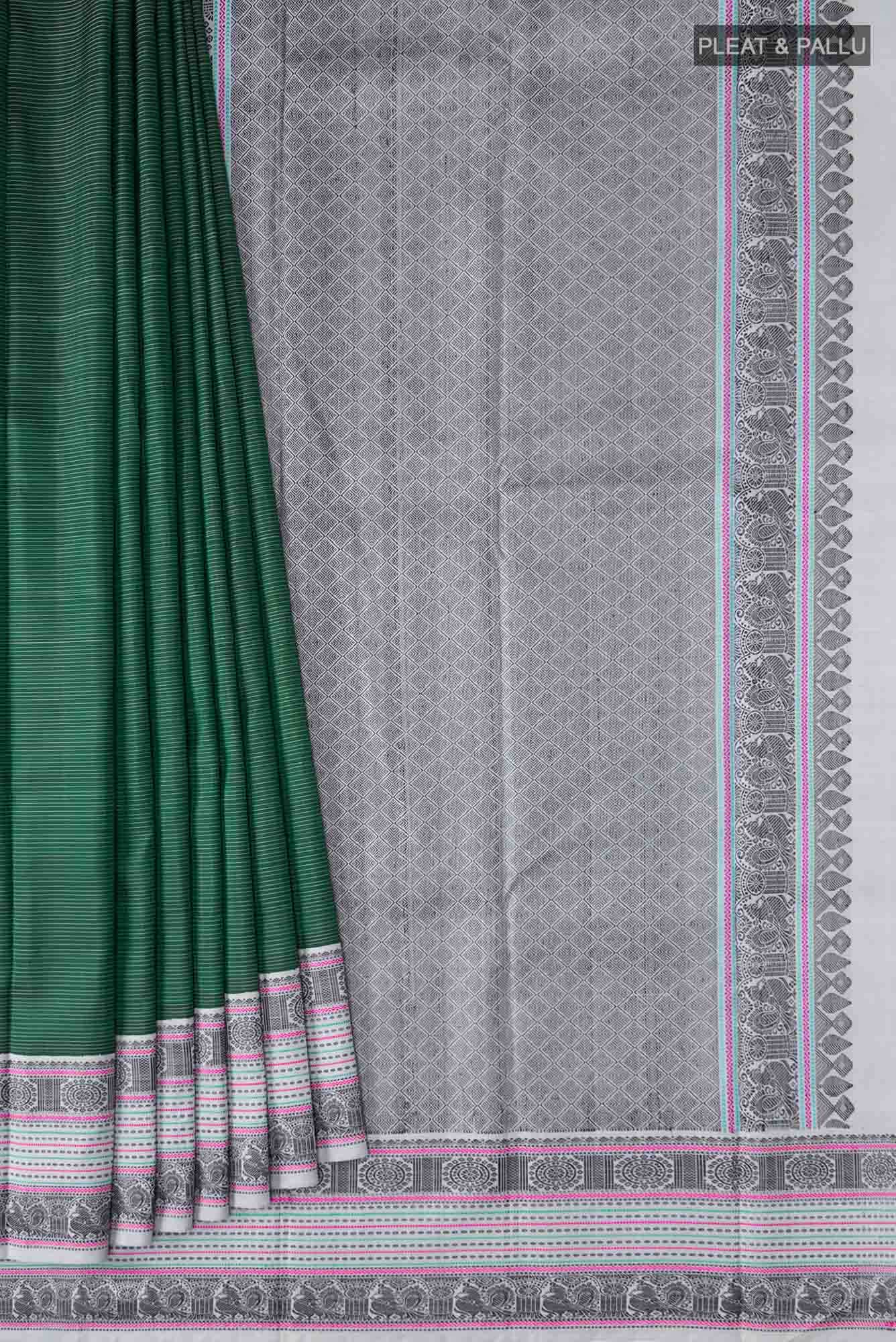 Green Kanchipuram Silk Saree