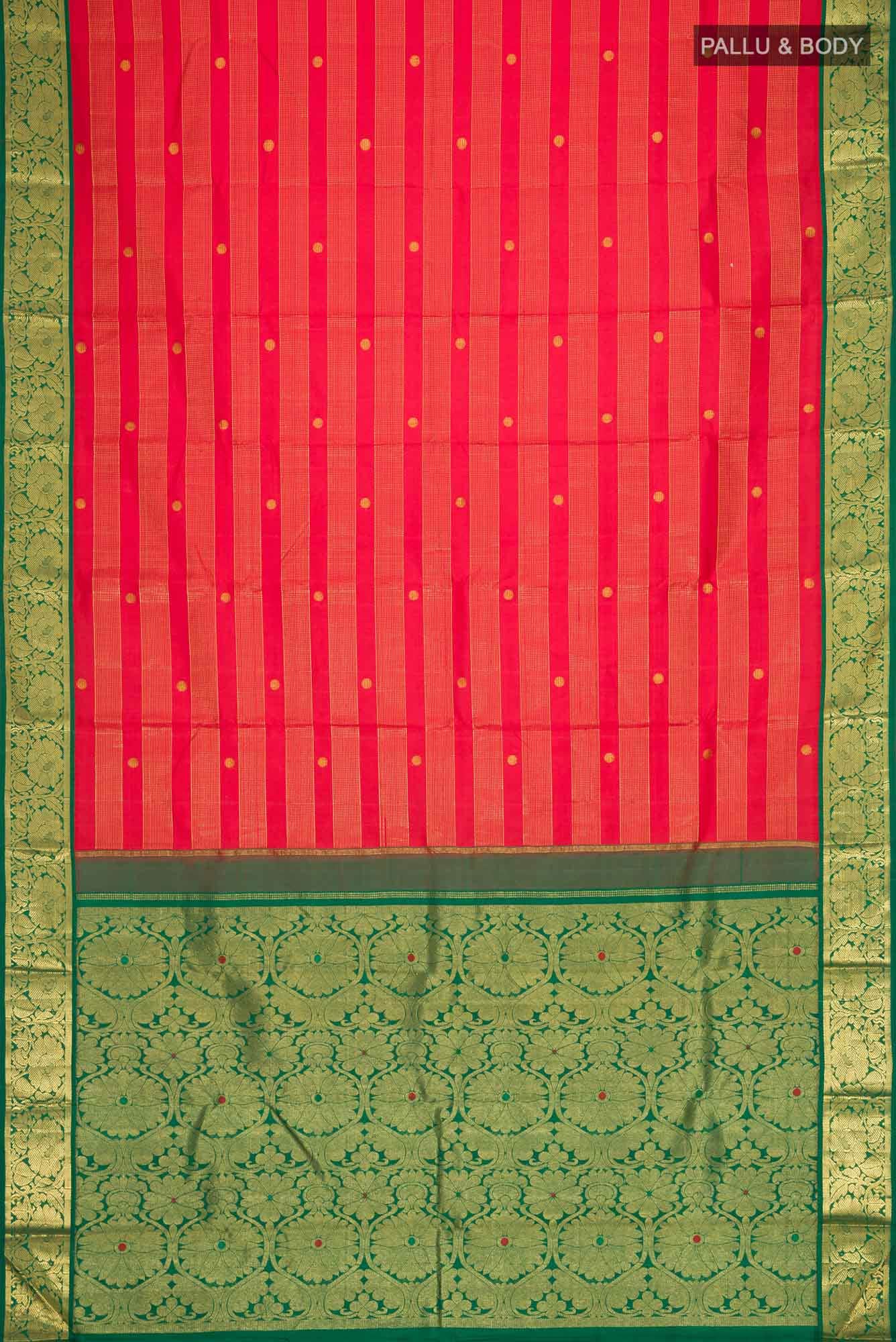 Red Kanchipuram Silk Saree