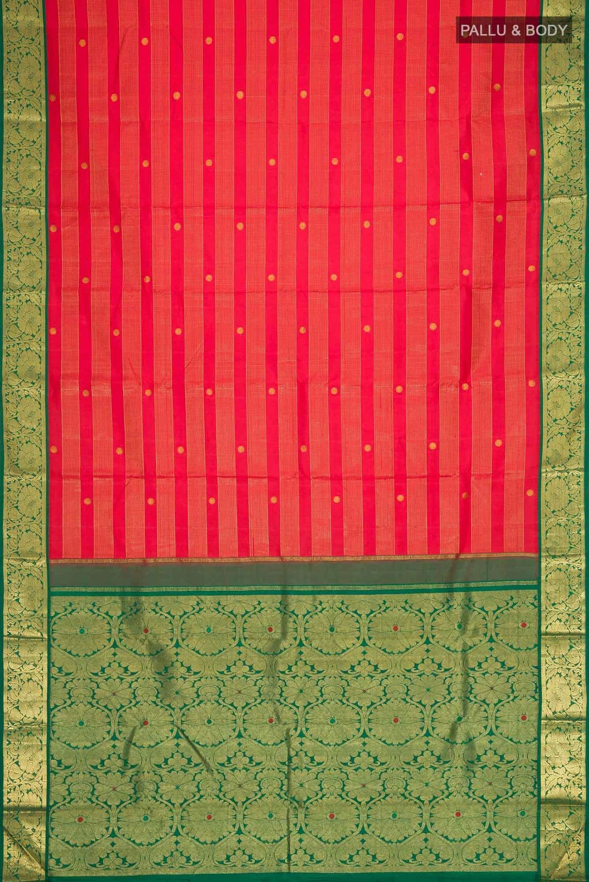Red Kanchipuram Silk Saree