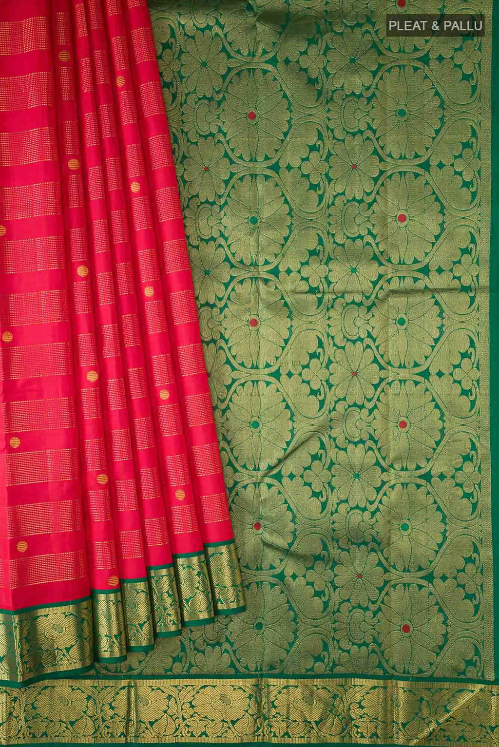Red Kanchipuram Silk Saree