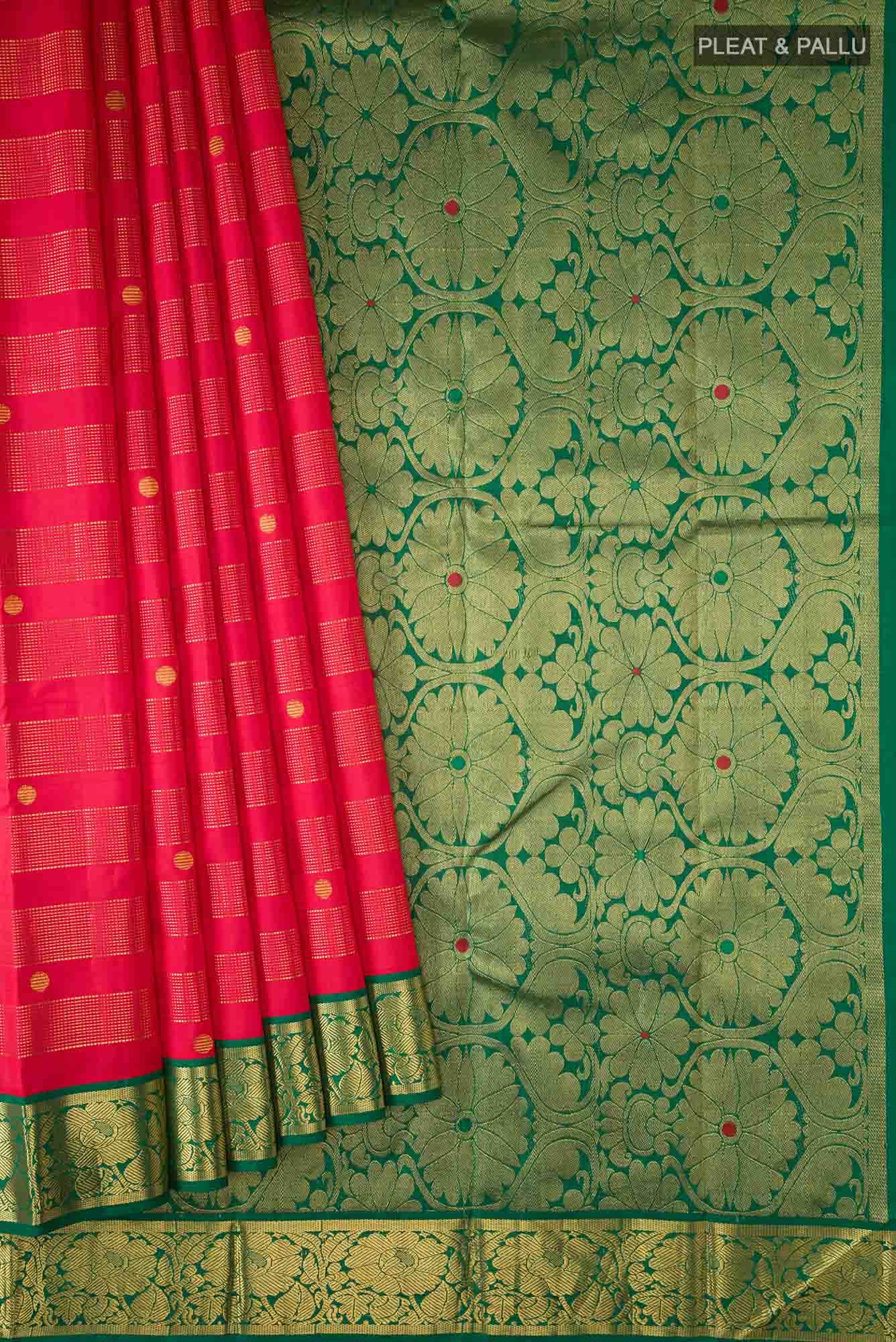 Red Kanchipuram Silk Saree