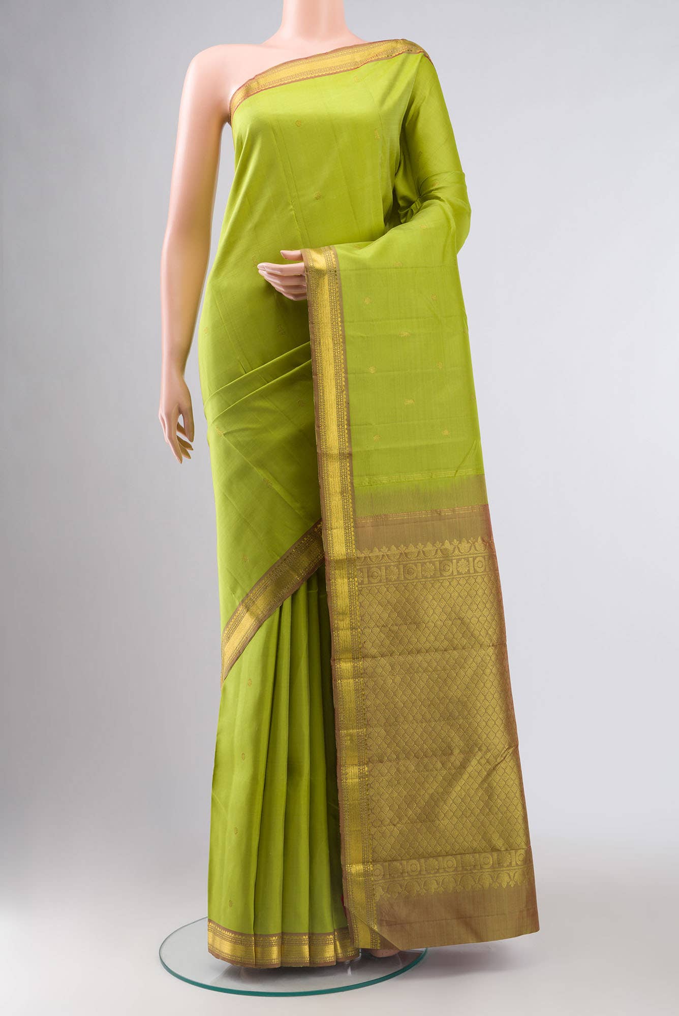 Green Kanchipuram Silk Saree