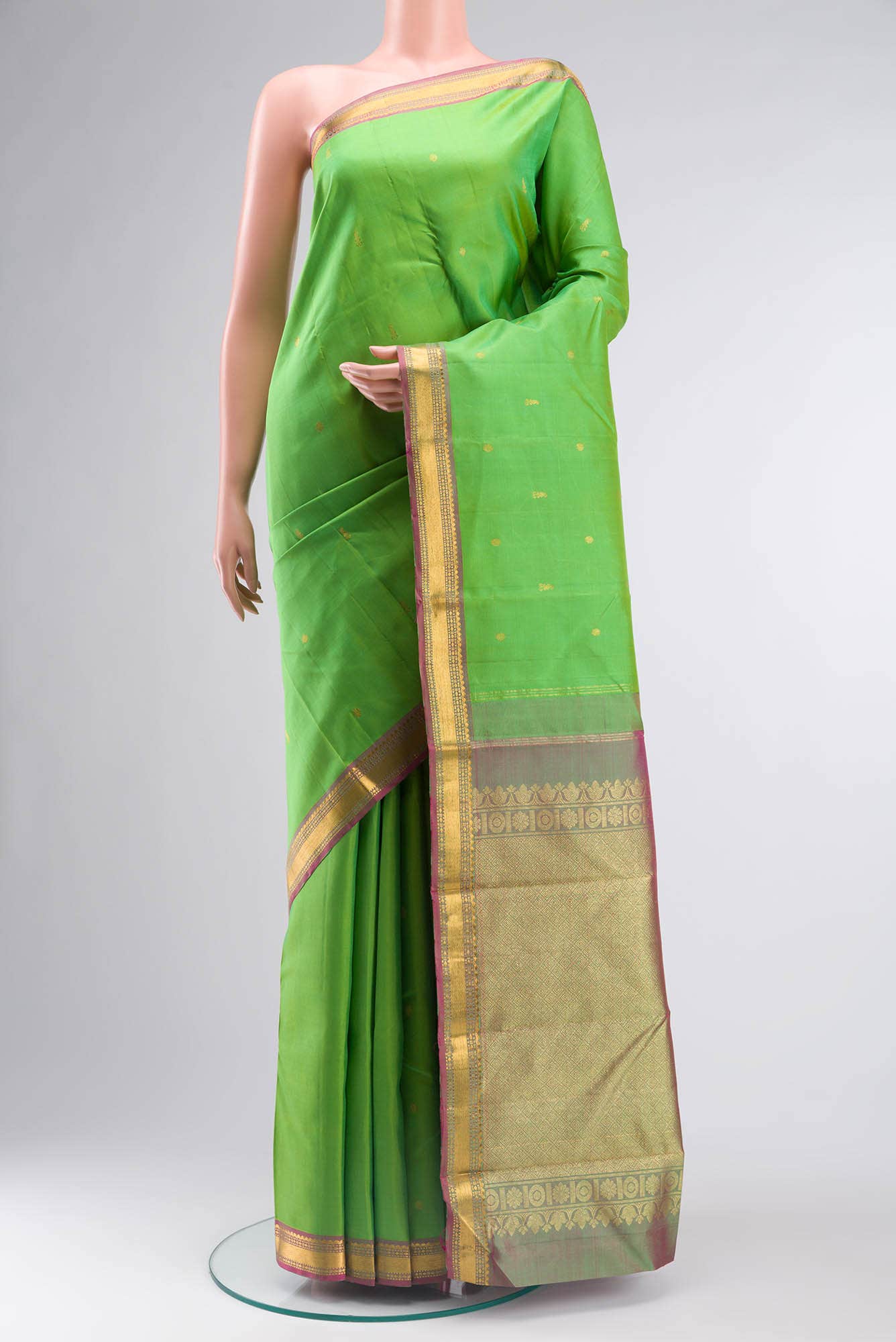 Green Kanchipuram Silk Saree