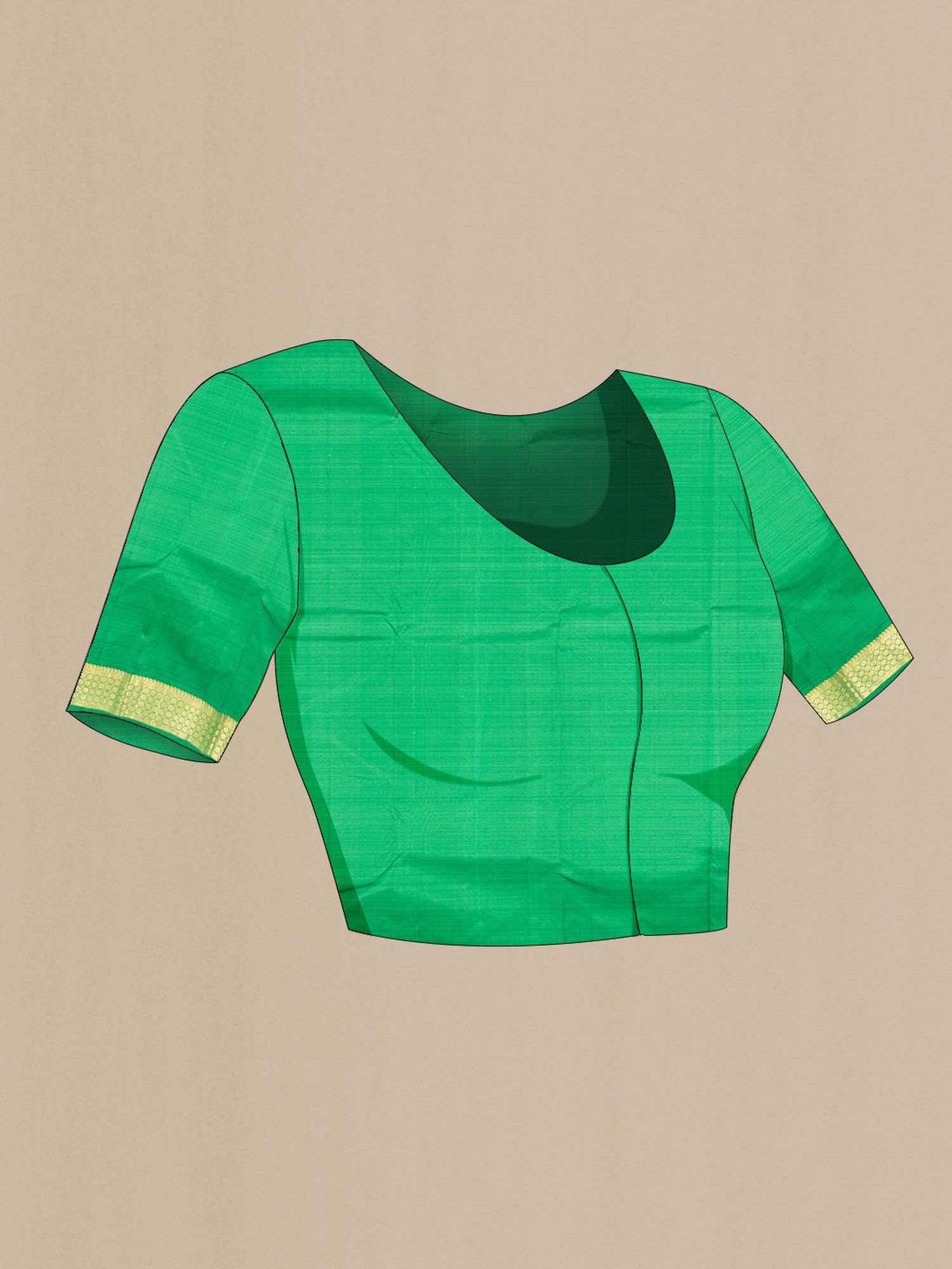 Green Kanchipuram Silk Saree