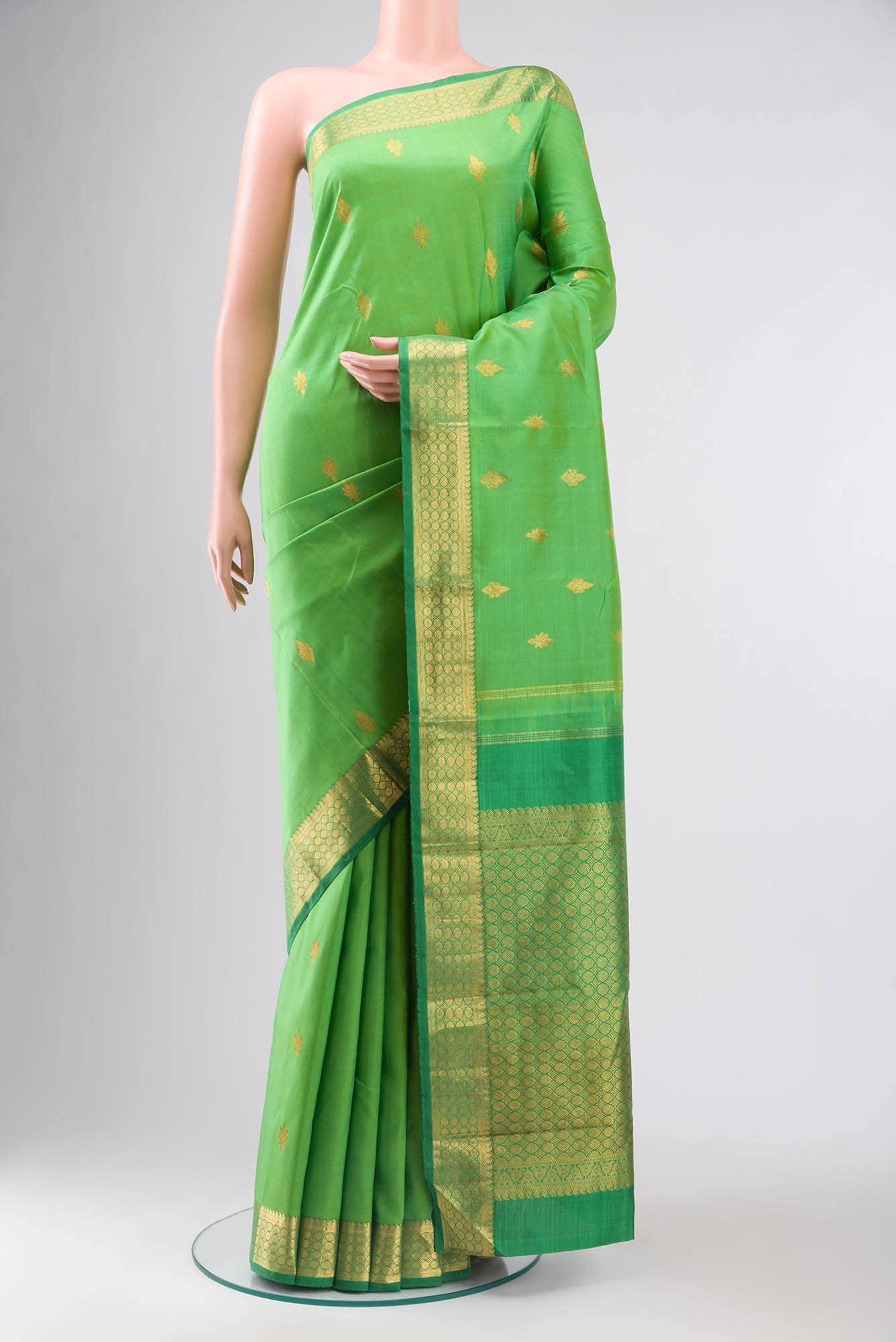 Green Kanchipuram Silk Saree