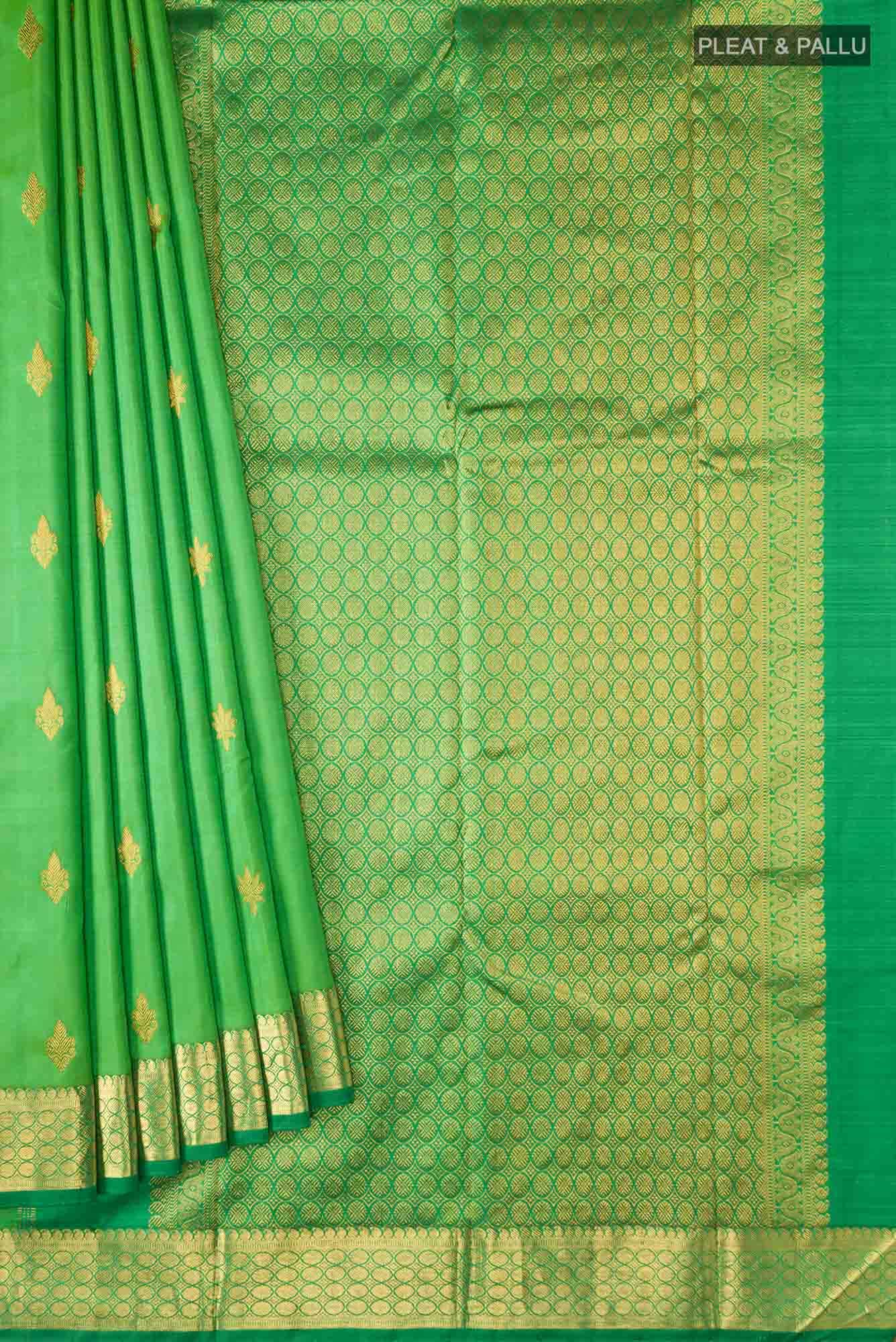 Green Kanchipuram Silk Saree