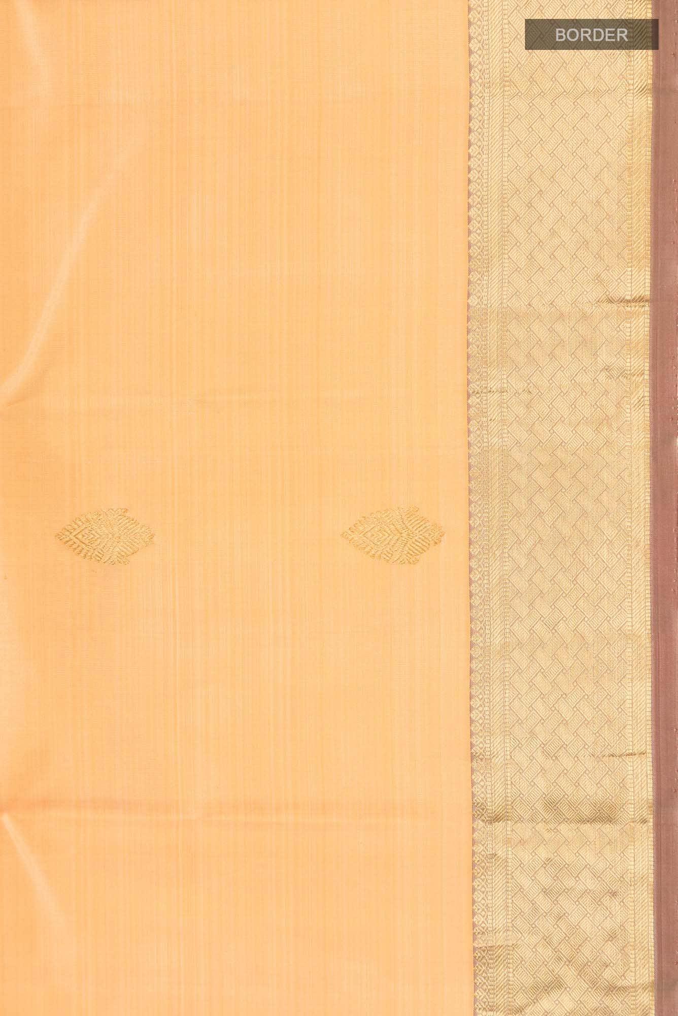 Yellow Kanchipuram Silk Saree