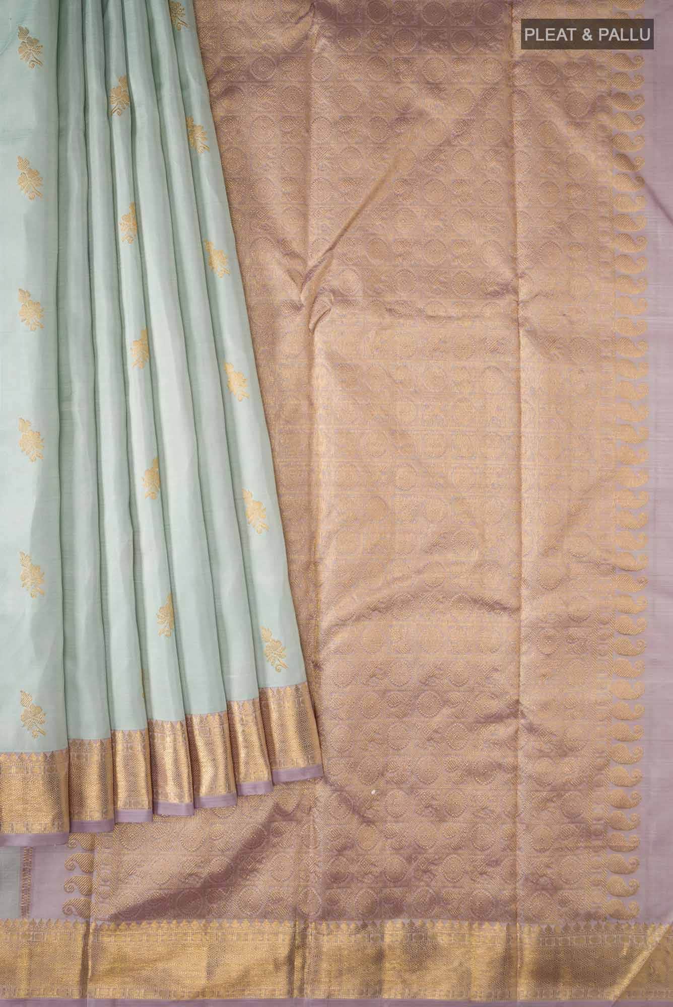 Blue Kanchipuram Silk Saree