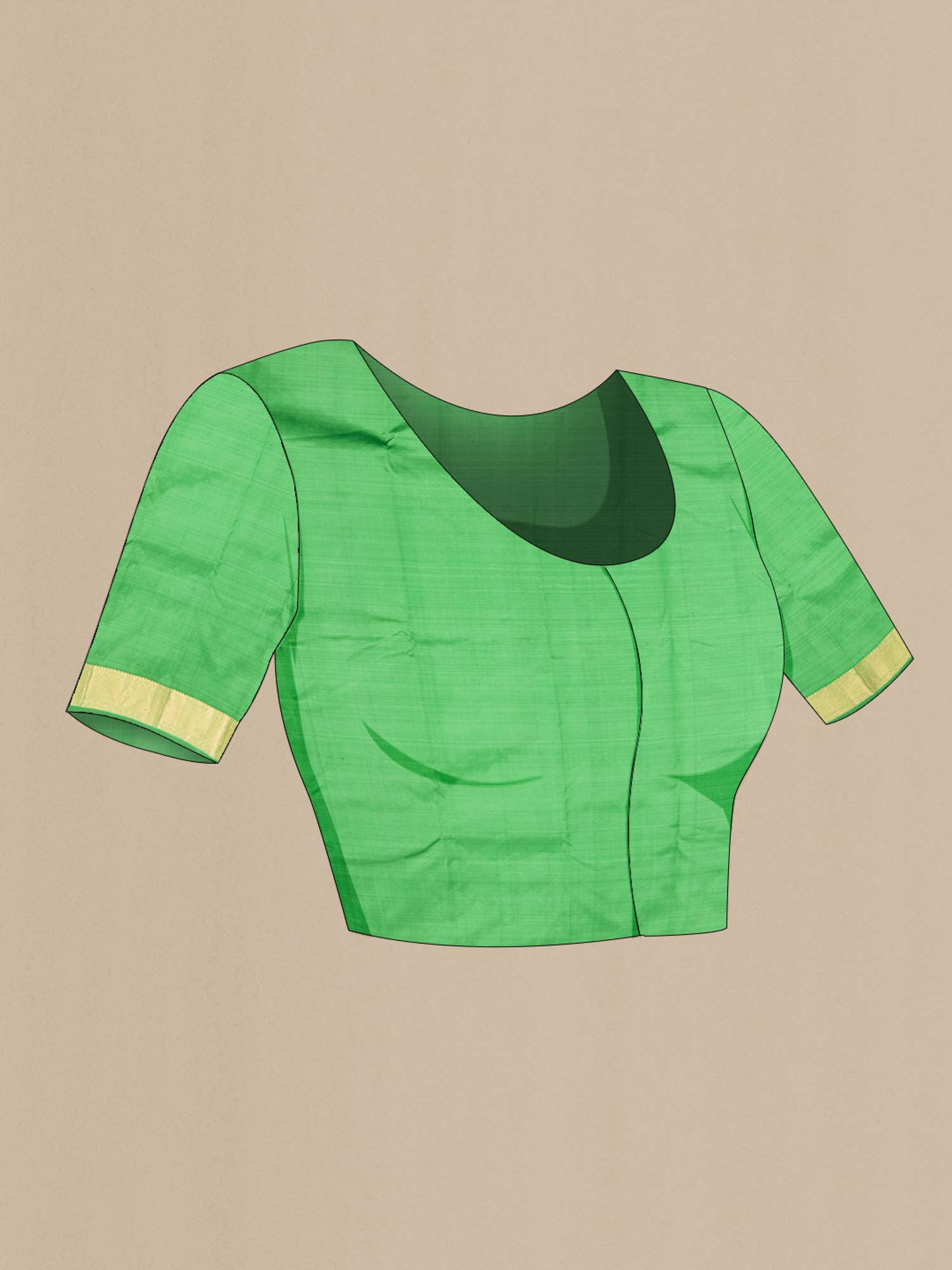 Green Kanchipuram Silk Saree