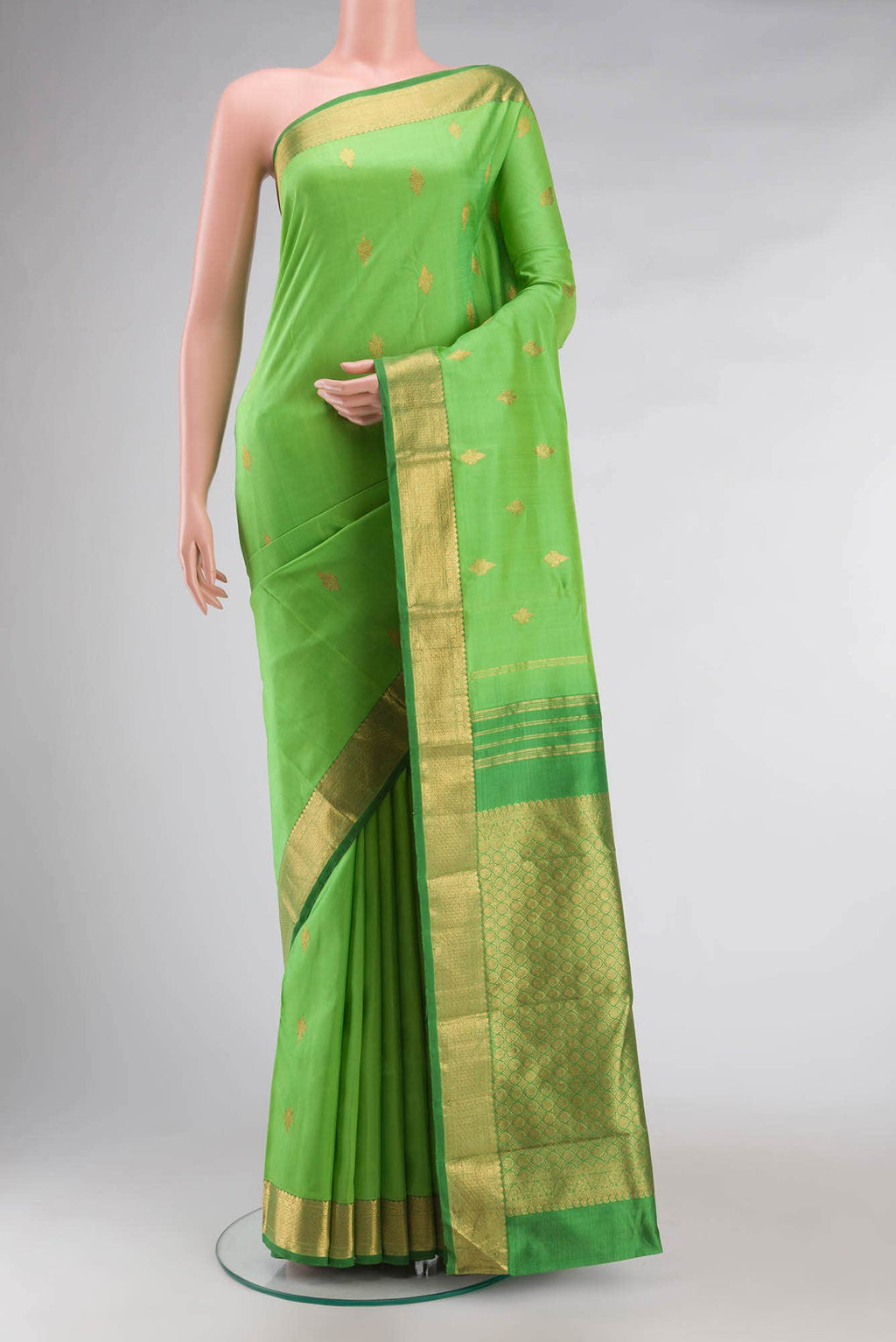 Green Kanchipuram Silk Saree