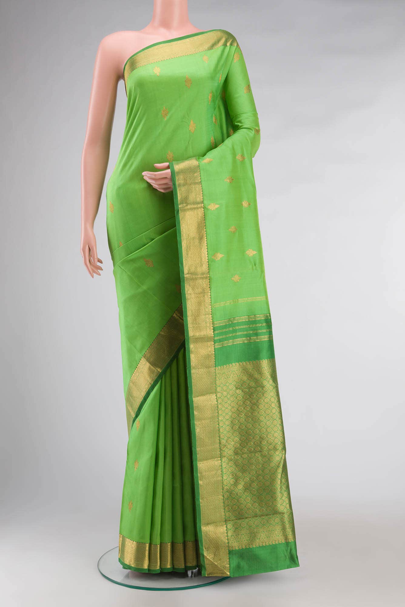 Green Kanchipuram Silk Saree