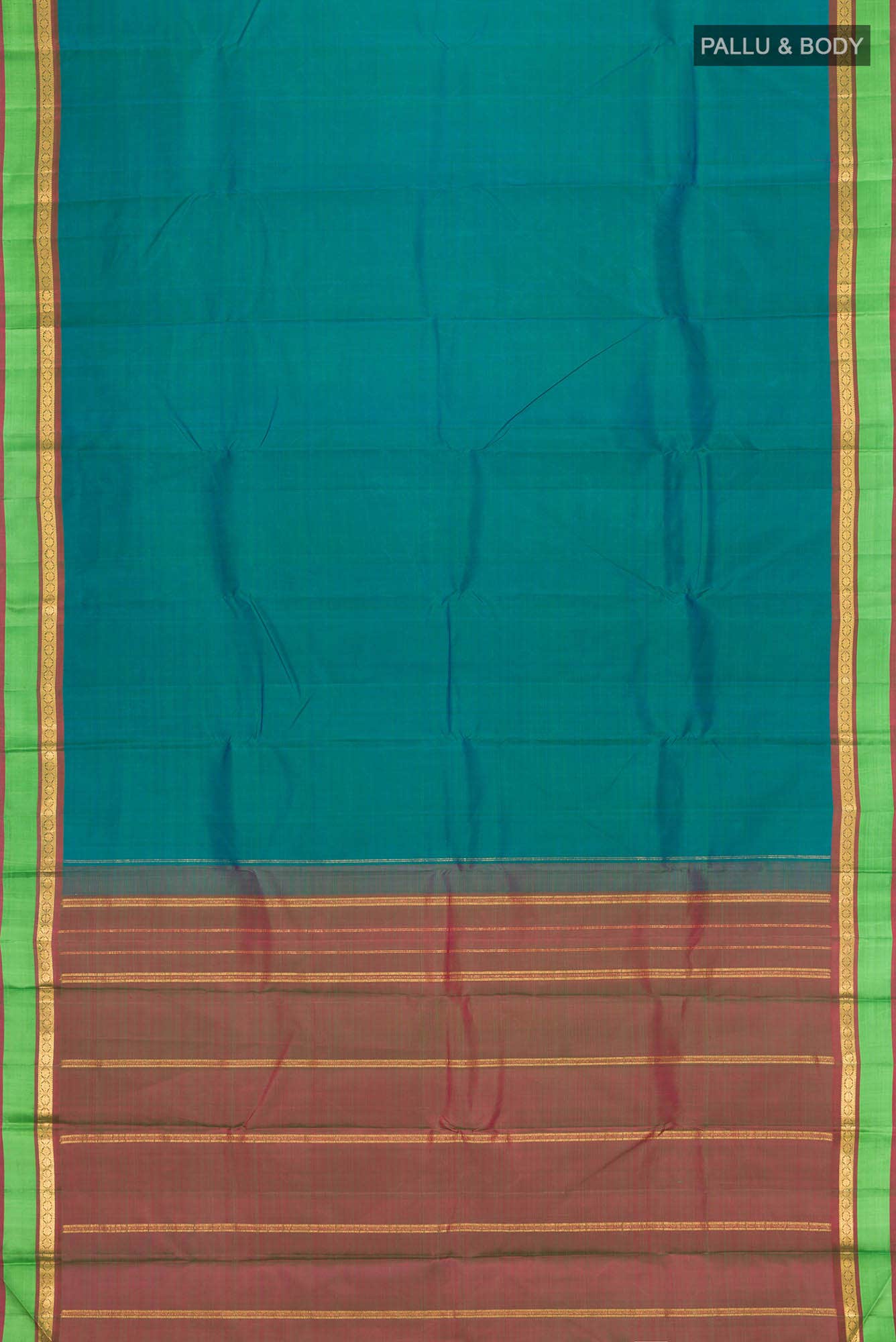 Blue Kanchipuram Silk Saree