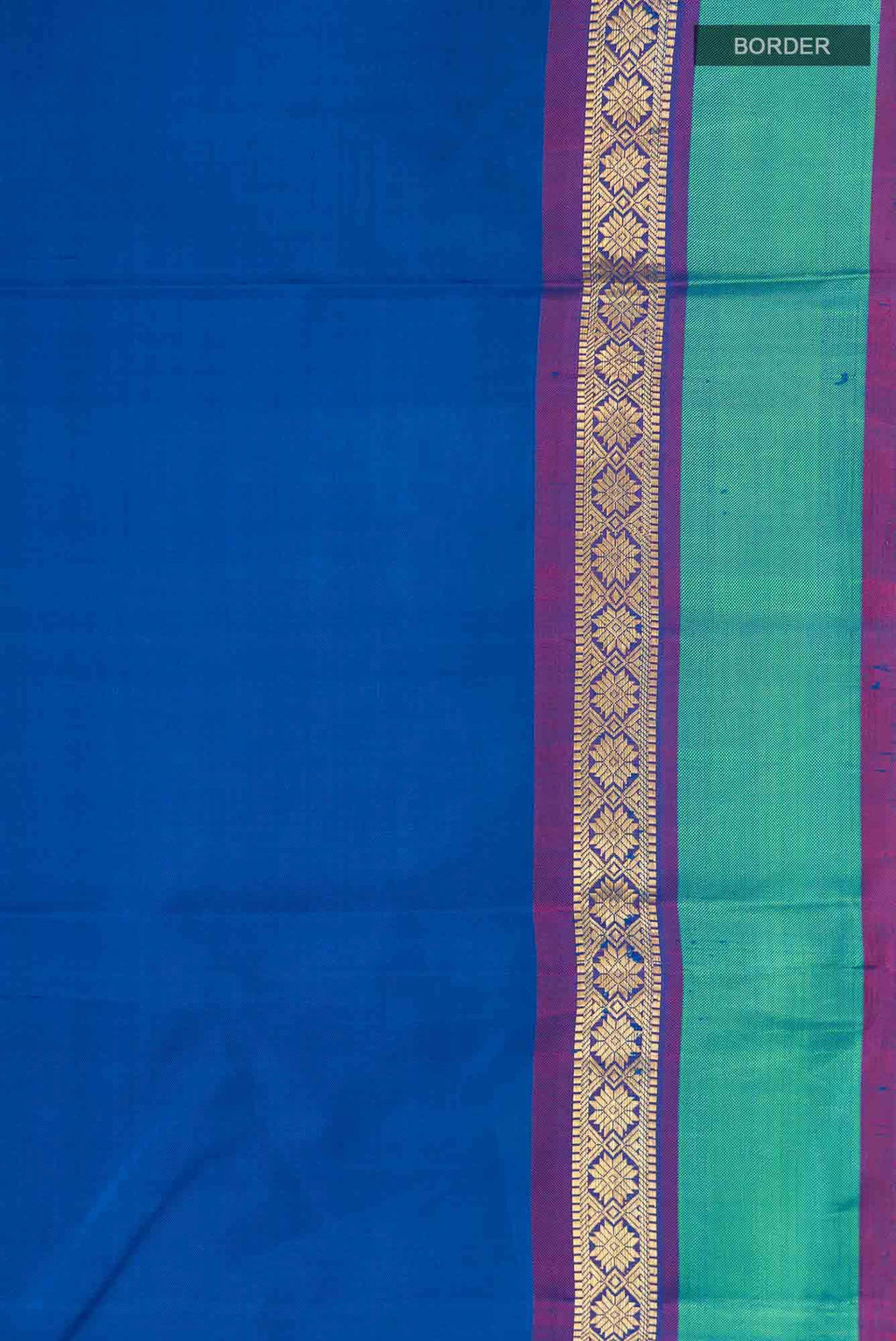 Blue Kanchipuram Silk Saree