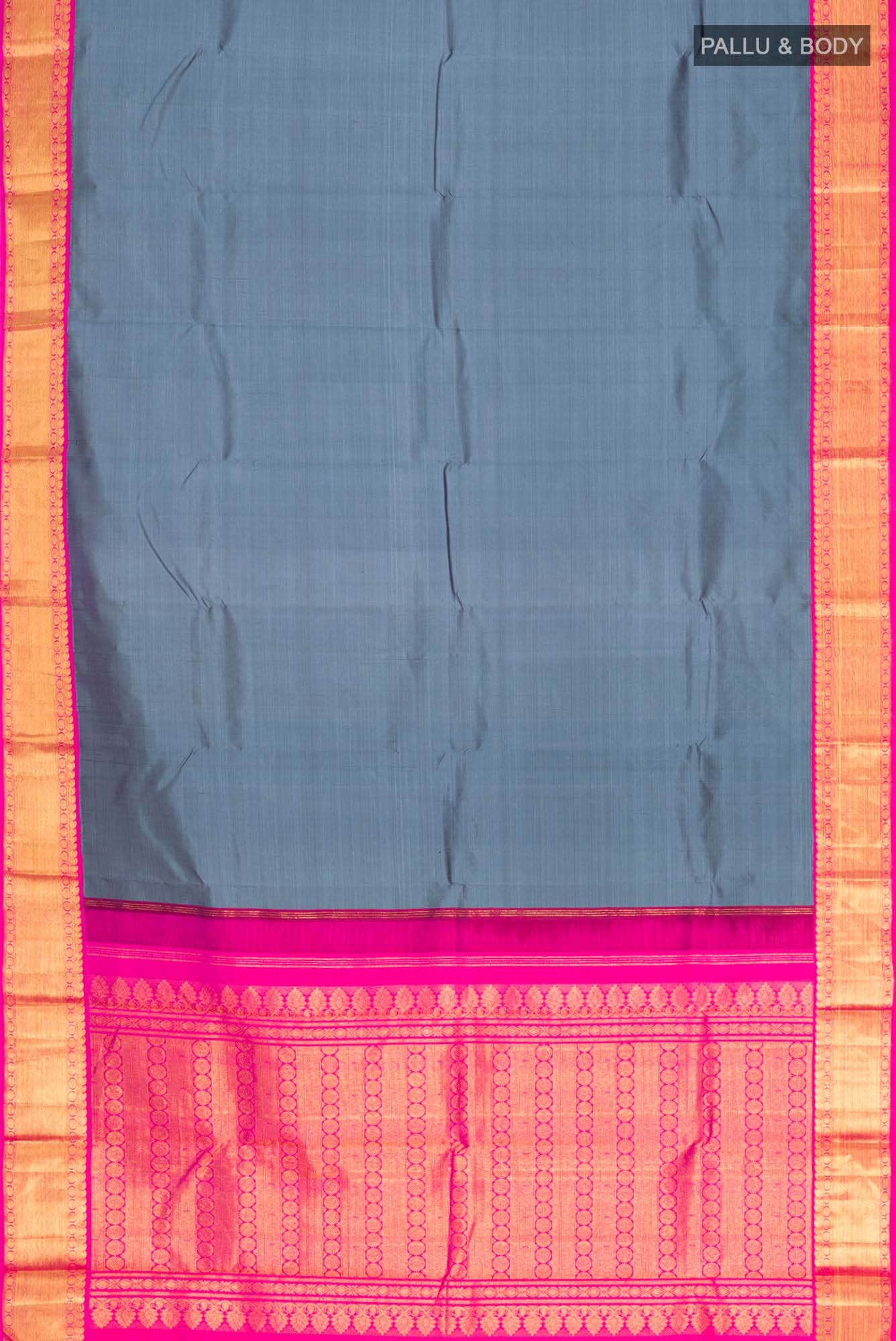 Blue Kanchipuram Silk Saree