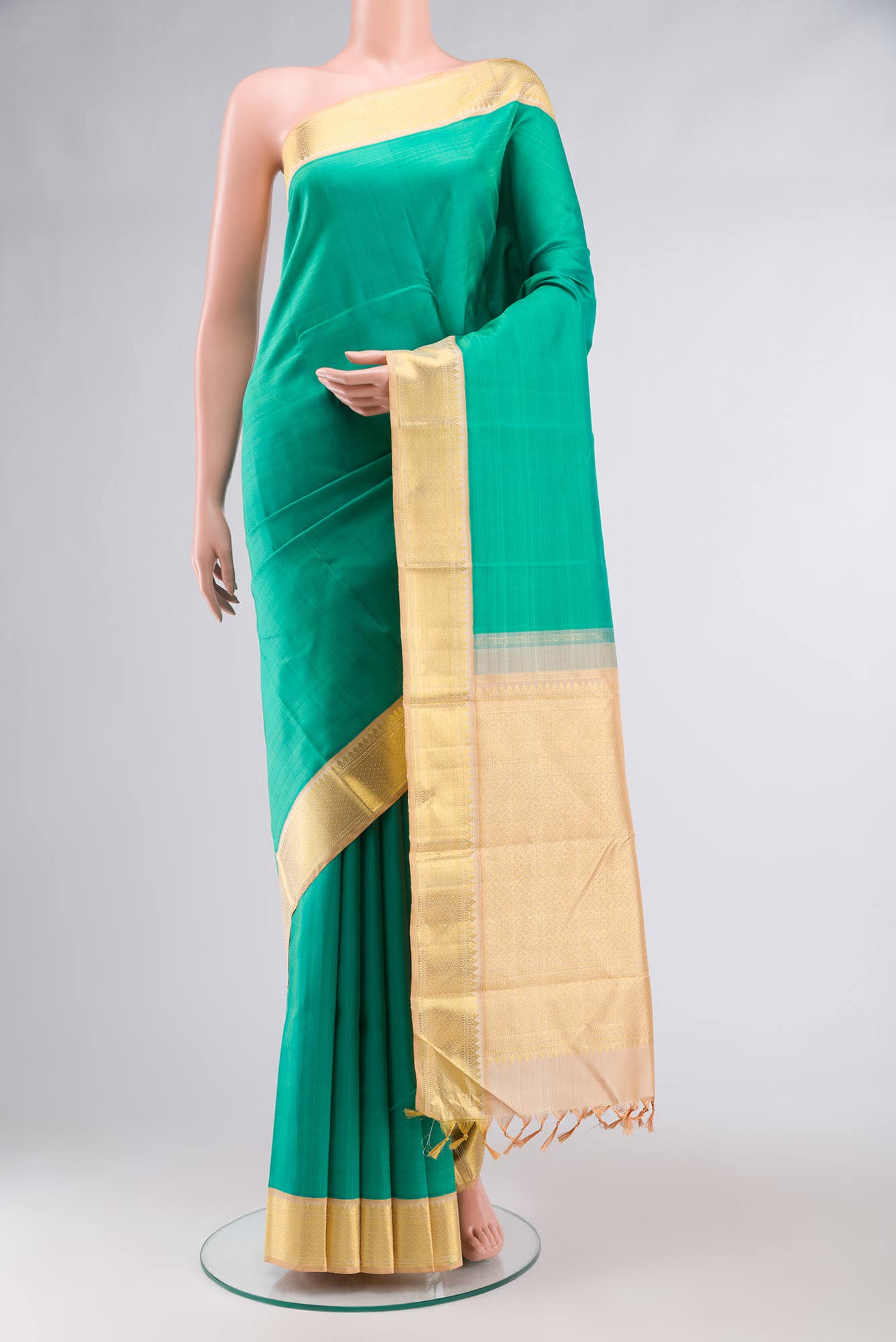 Green Kanchipuram Silk Saree