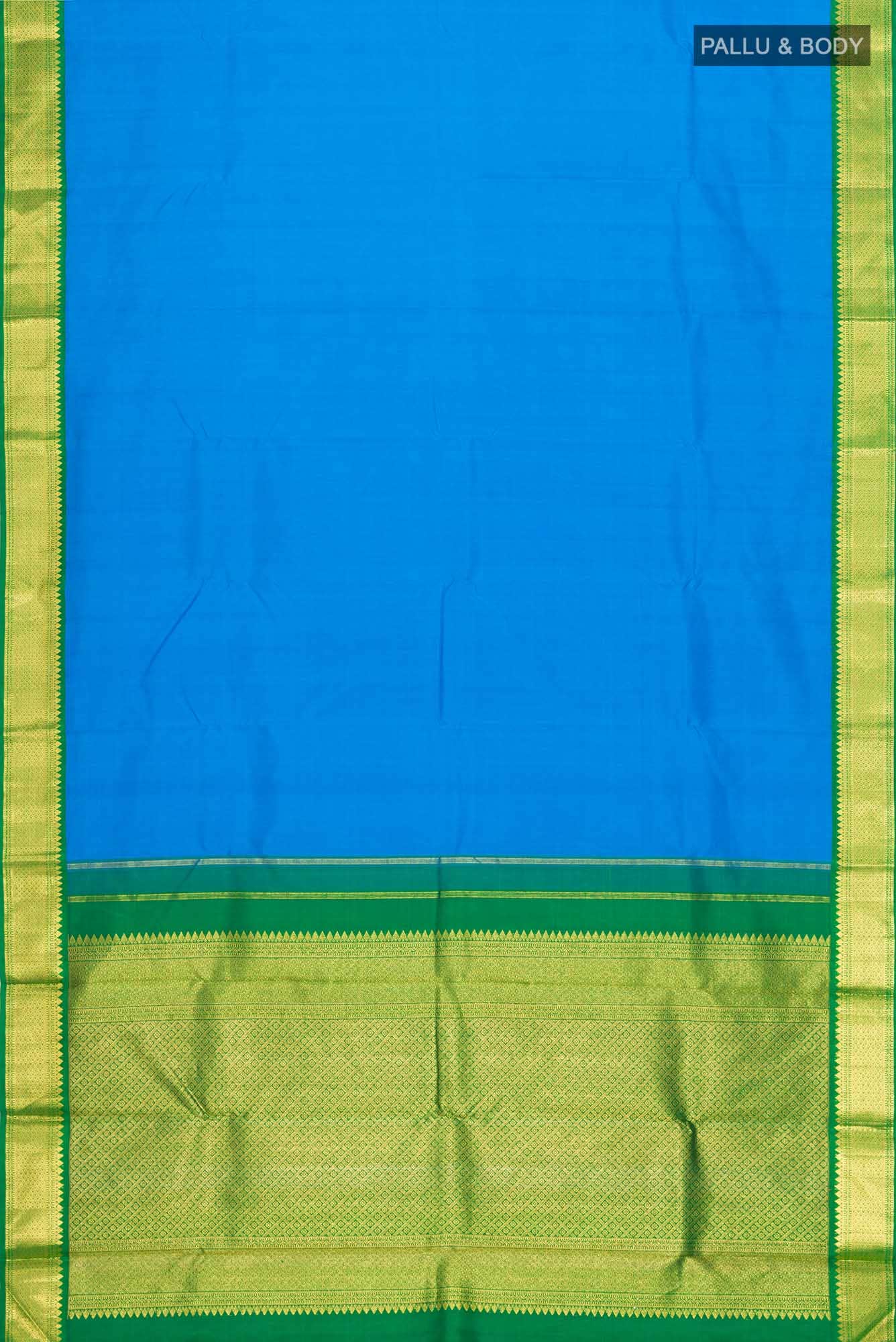 Blue Kanchipuram Silk Saree
