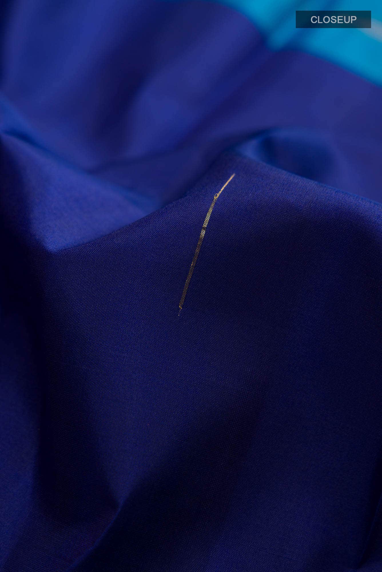 Blue Kanchipuram Silk Saree