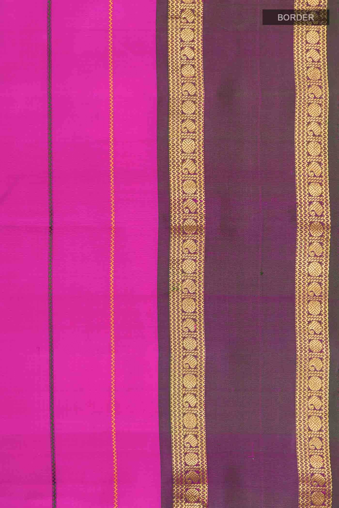Pink Kanchipuram Silk Saree