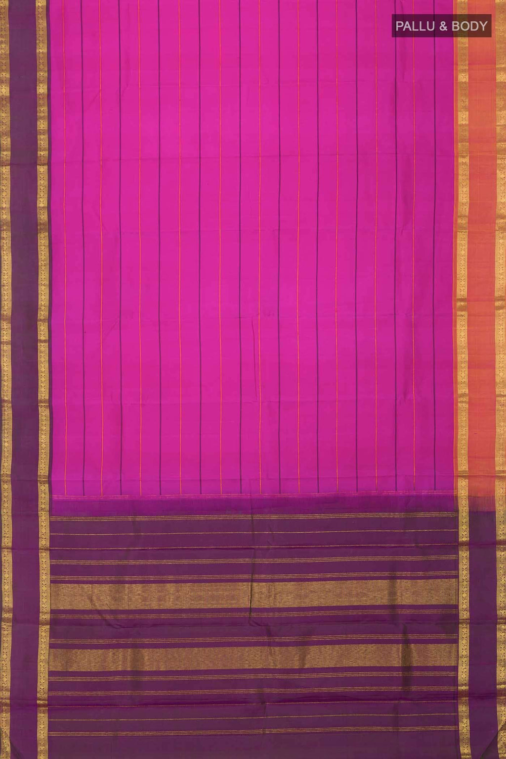 Pink Kanchipuram Silk Saree