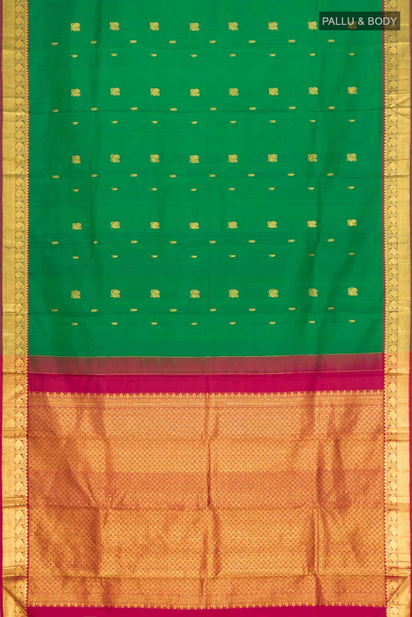 Green Kanchipuram Silk Saree